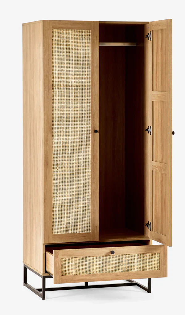 Padstow Wardrobe - Oak - Image 3