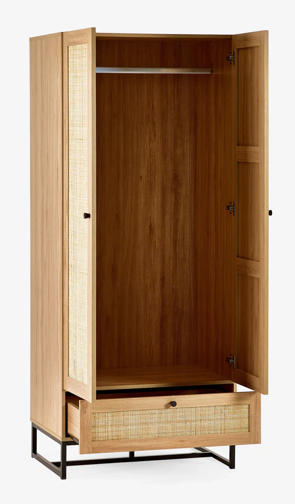 Padstow Wardrobe - Oak - Image 4
