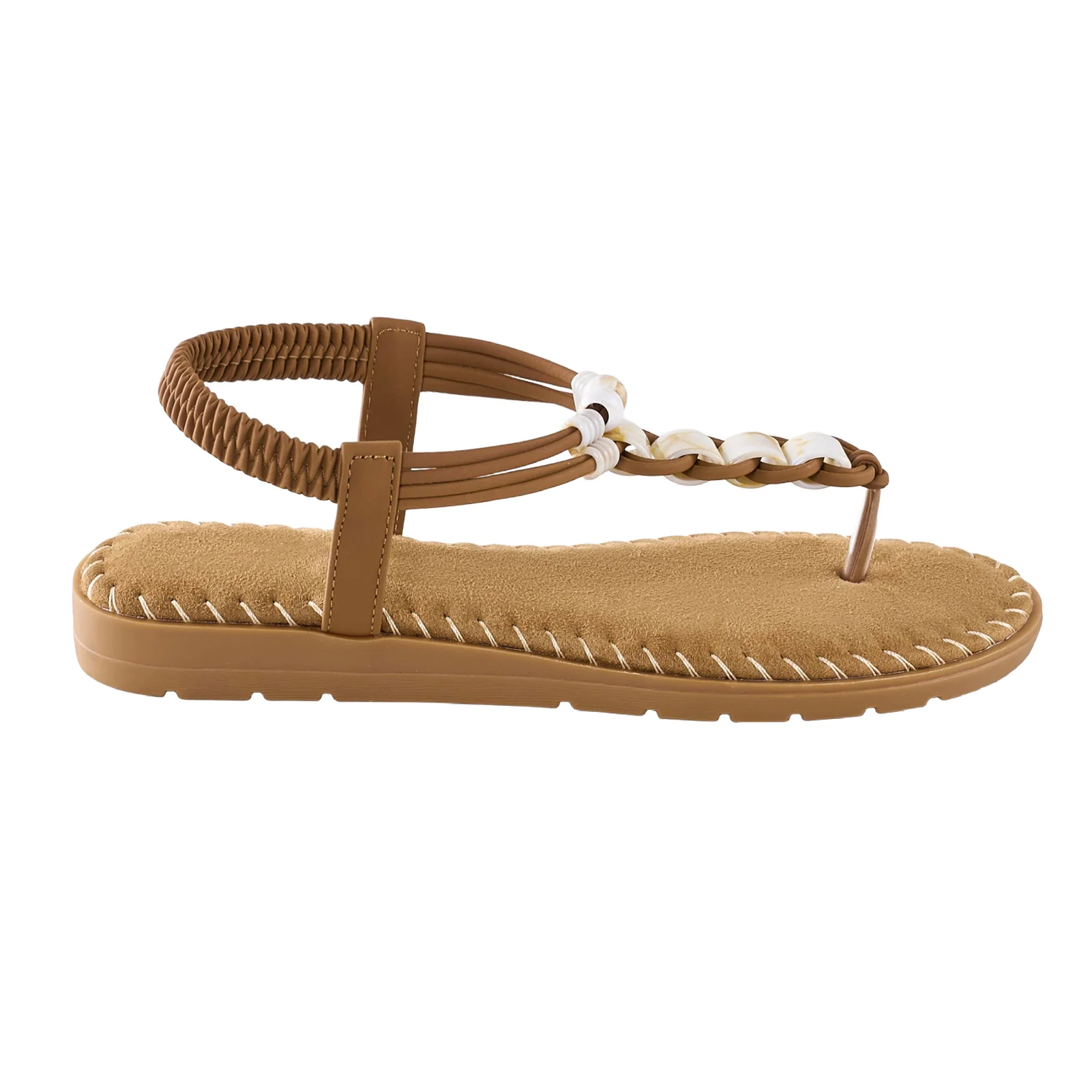 Pair Of Casual Bohemian Flip-Flop Sandals - Image 4