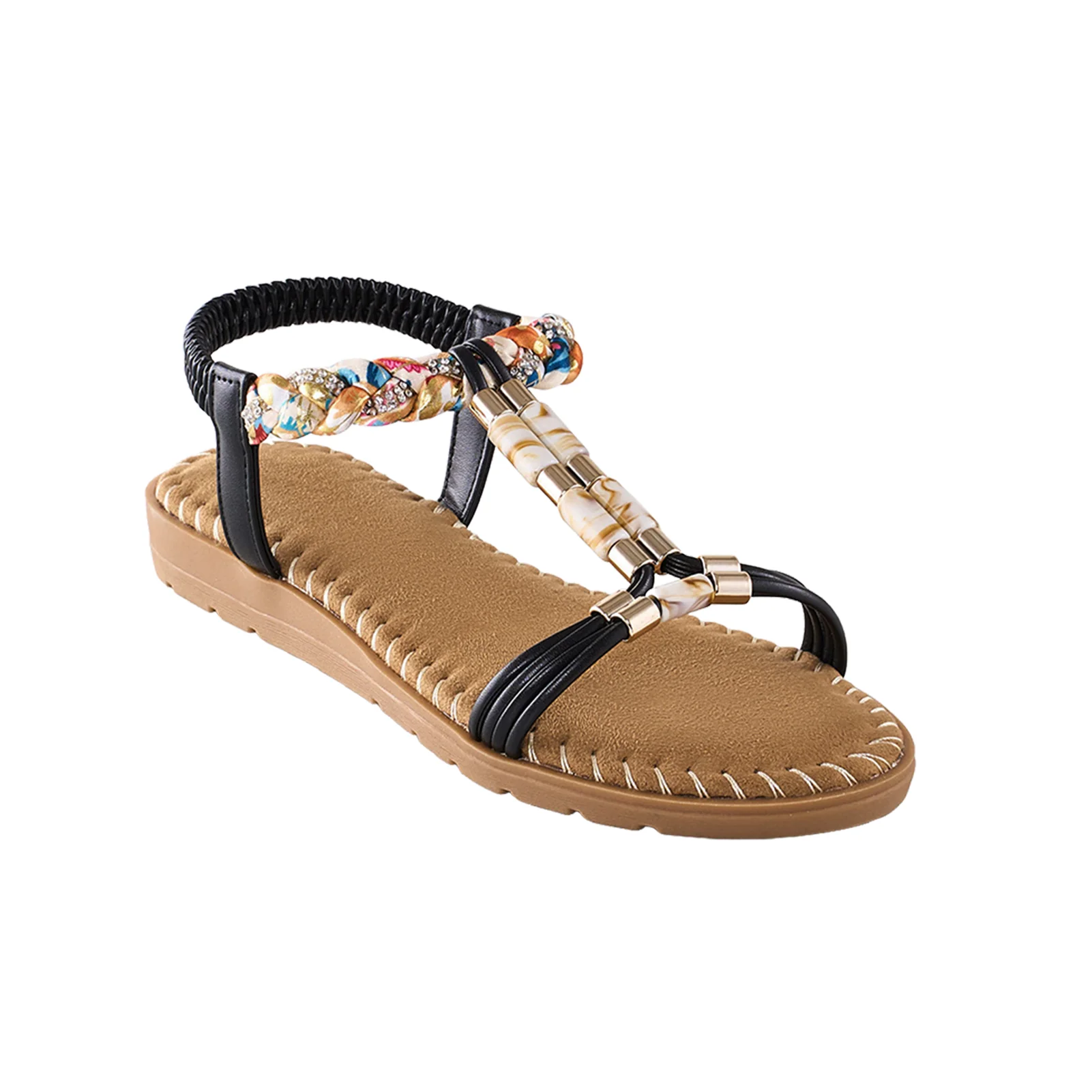 Pair Of Casual Bohemian Open-Toe Sandals - Image 3