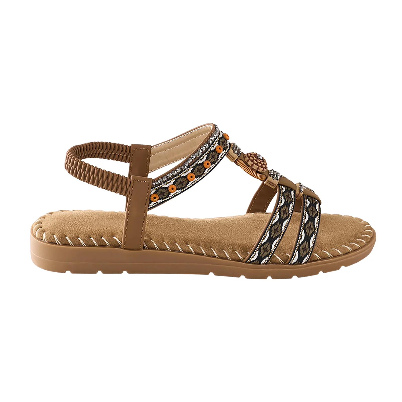 Pair of Casual Bohemian Sandals - Image 4