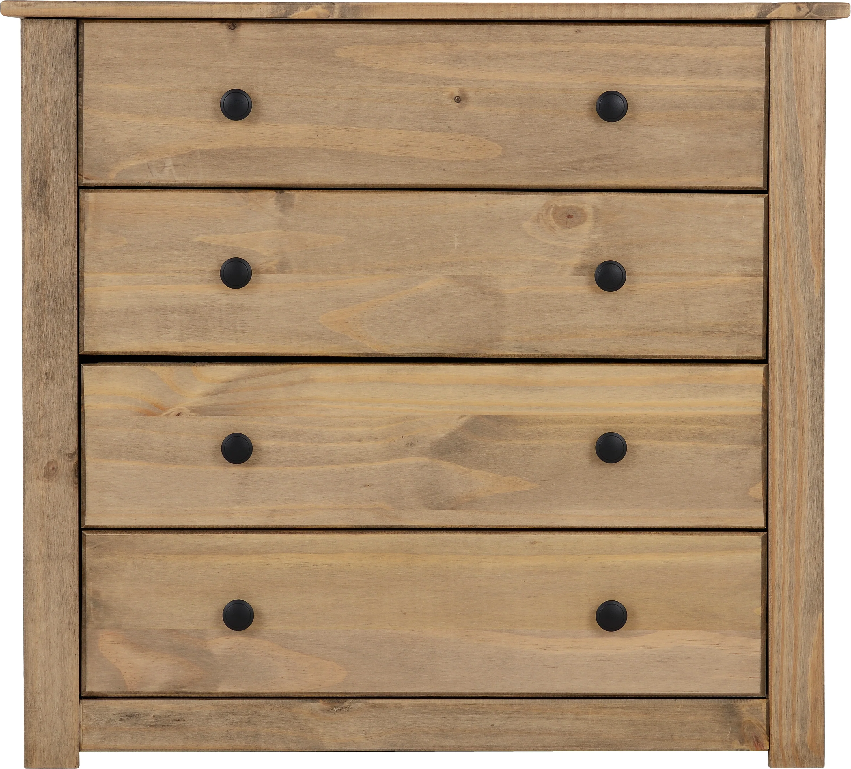 PANAMA 4 DRAWER CHEST - NATURAL WAX - Image 3