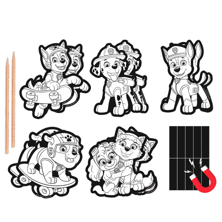 Paw Patrol Scratch Magnets - Image 3