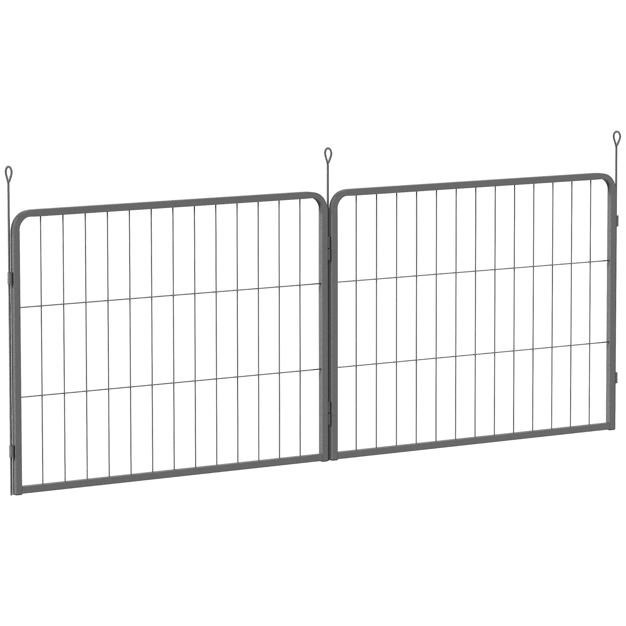 PawHut 2 Piece Dog Pen Expansion Pack For 80cm High Pet Playpen For S M Dogs - Image 10