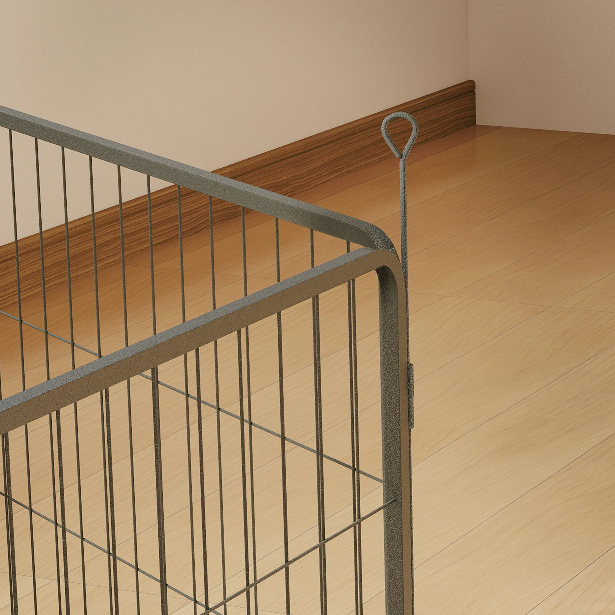 PawHut 2 Piece Dog Pen Expansion Pack For 80cm High Pet Playpen For S M Dogs - Image 17