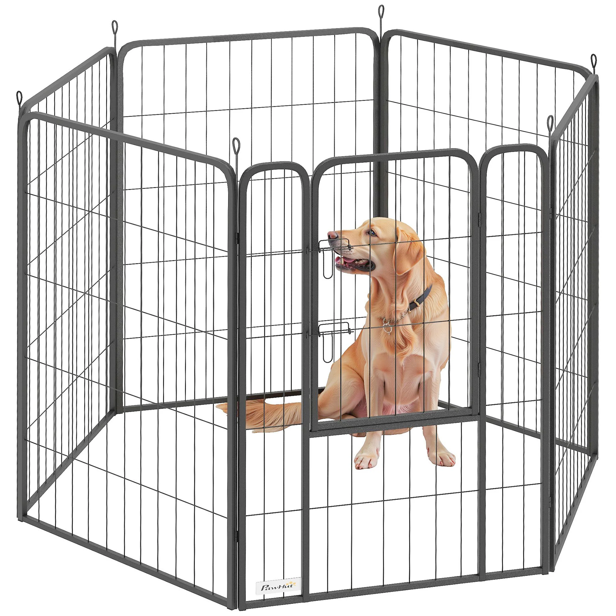 PawHut 2 Piece Expansion Pack Dog High Animal Pen - Image 19