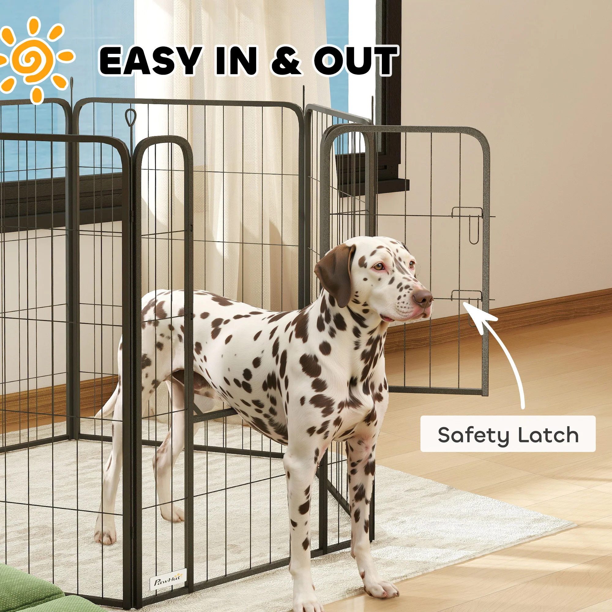 PawHut 2 Piece Expansion Pack Dog High Animal Pen - Image 22
