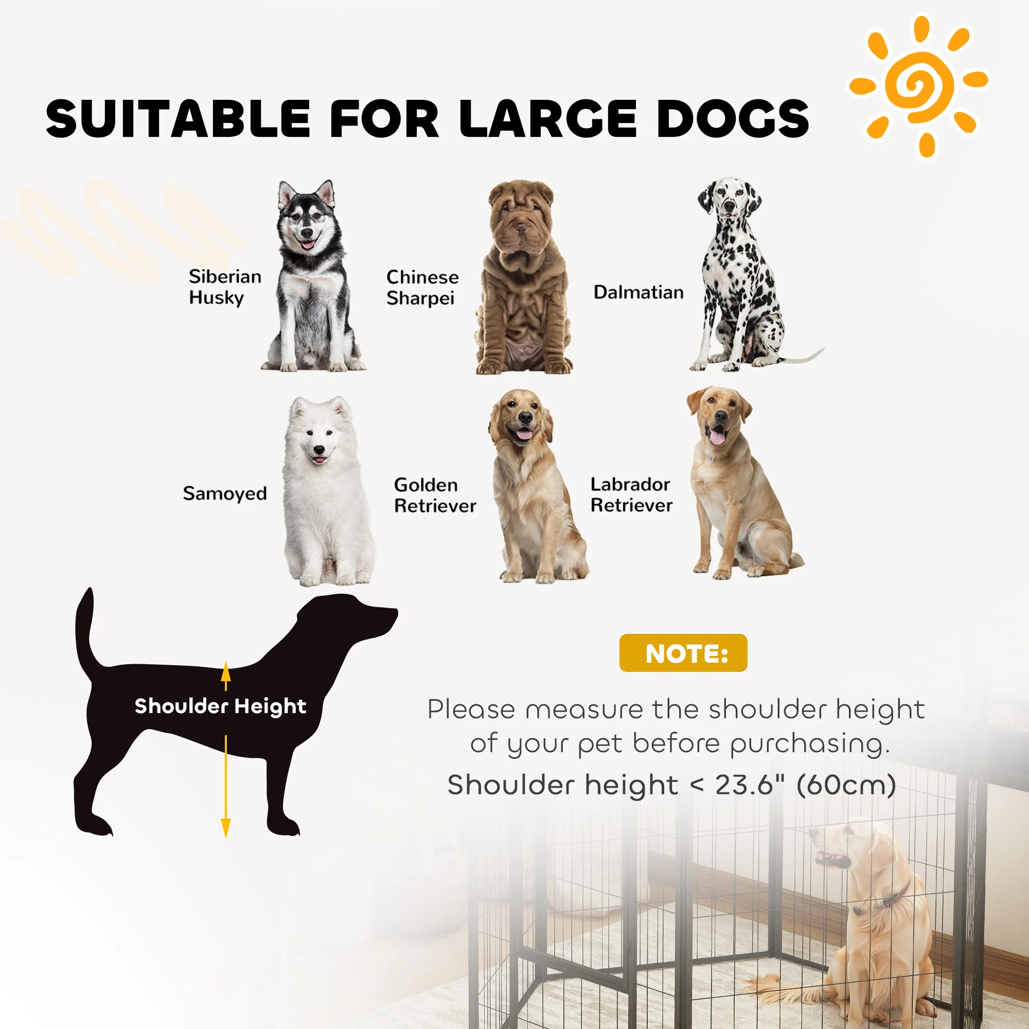 PawHut 2 Piece Expansion Pack Dog High Animal Pen - Image 25