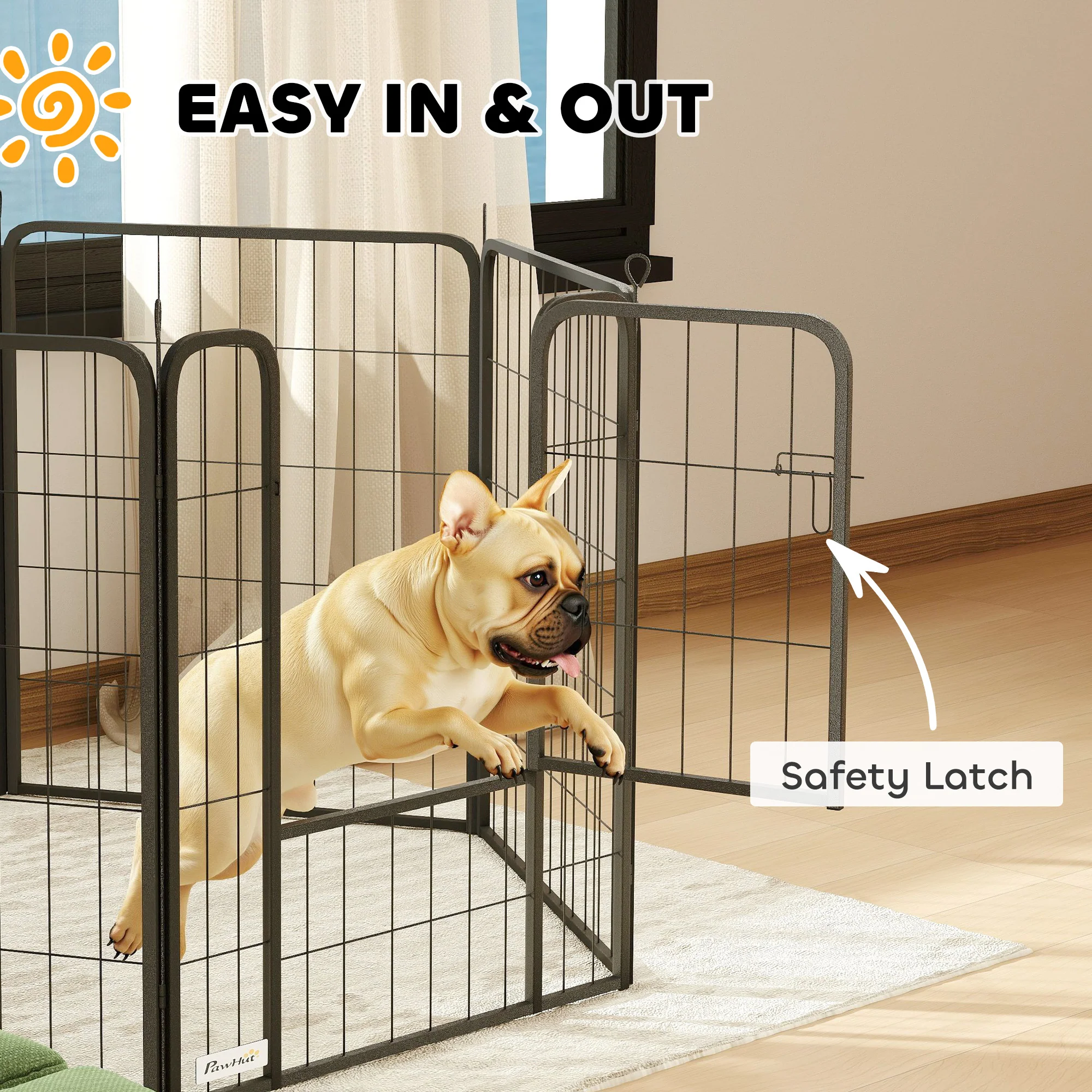 PawHut 2 Piece Expansion Pack Dog High Animal Pen - Image 49