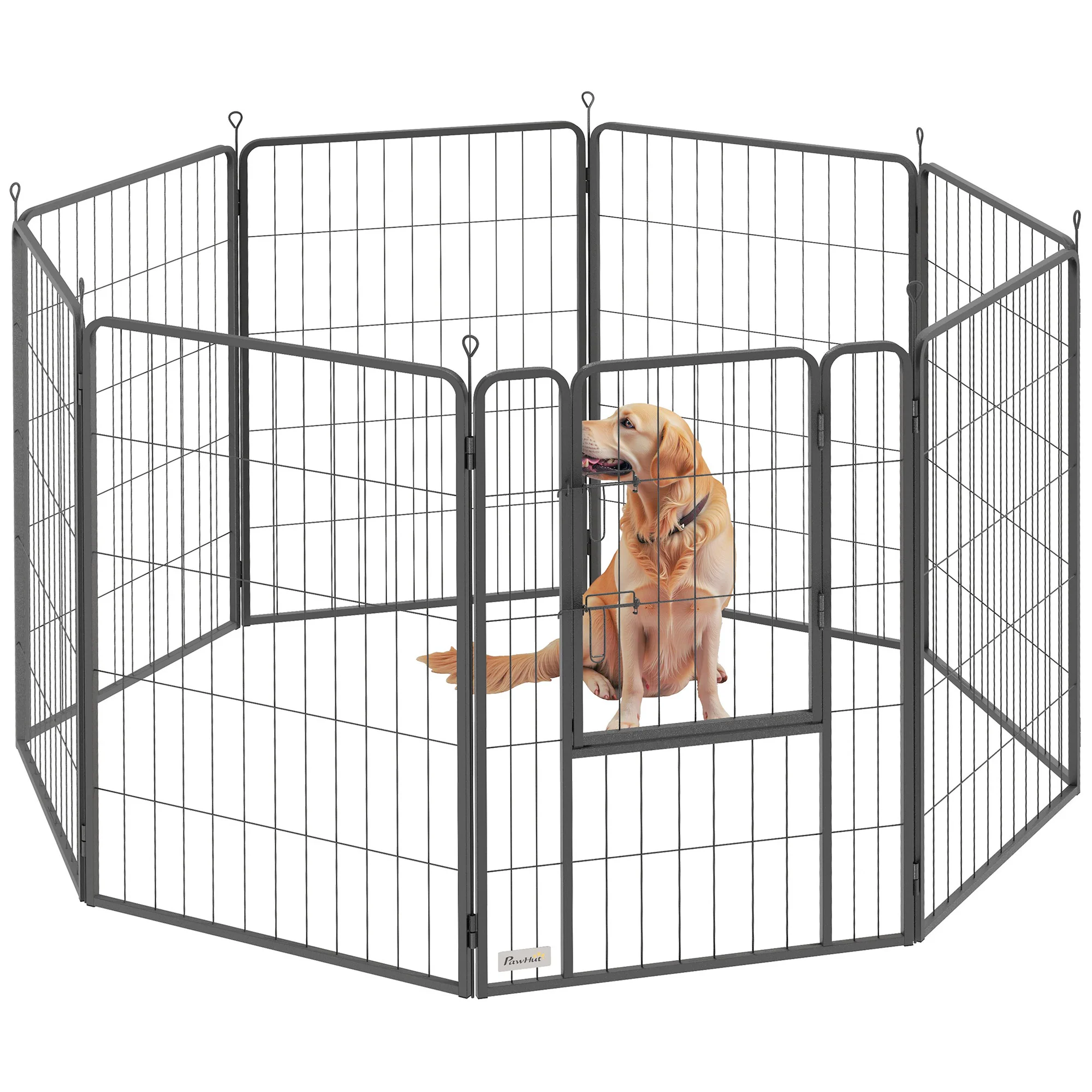 PawHut 2 Piece Expansion Pack Dog High Animal Pen - Image 55