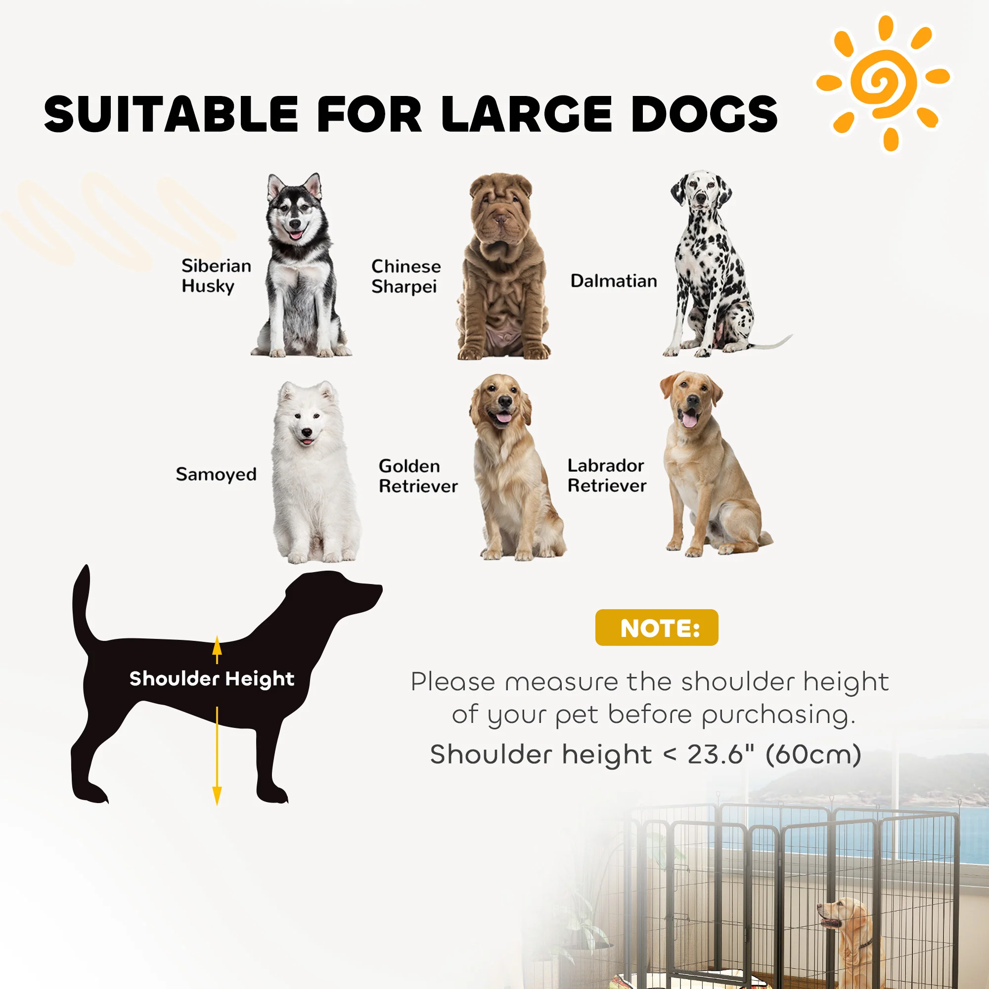 PawHut 2 Piece Expansion Pack Dog High Animal Pen - Image 61