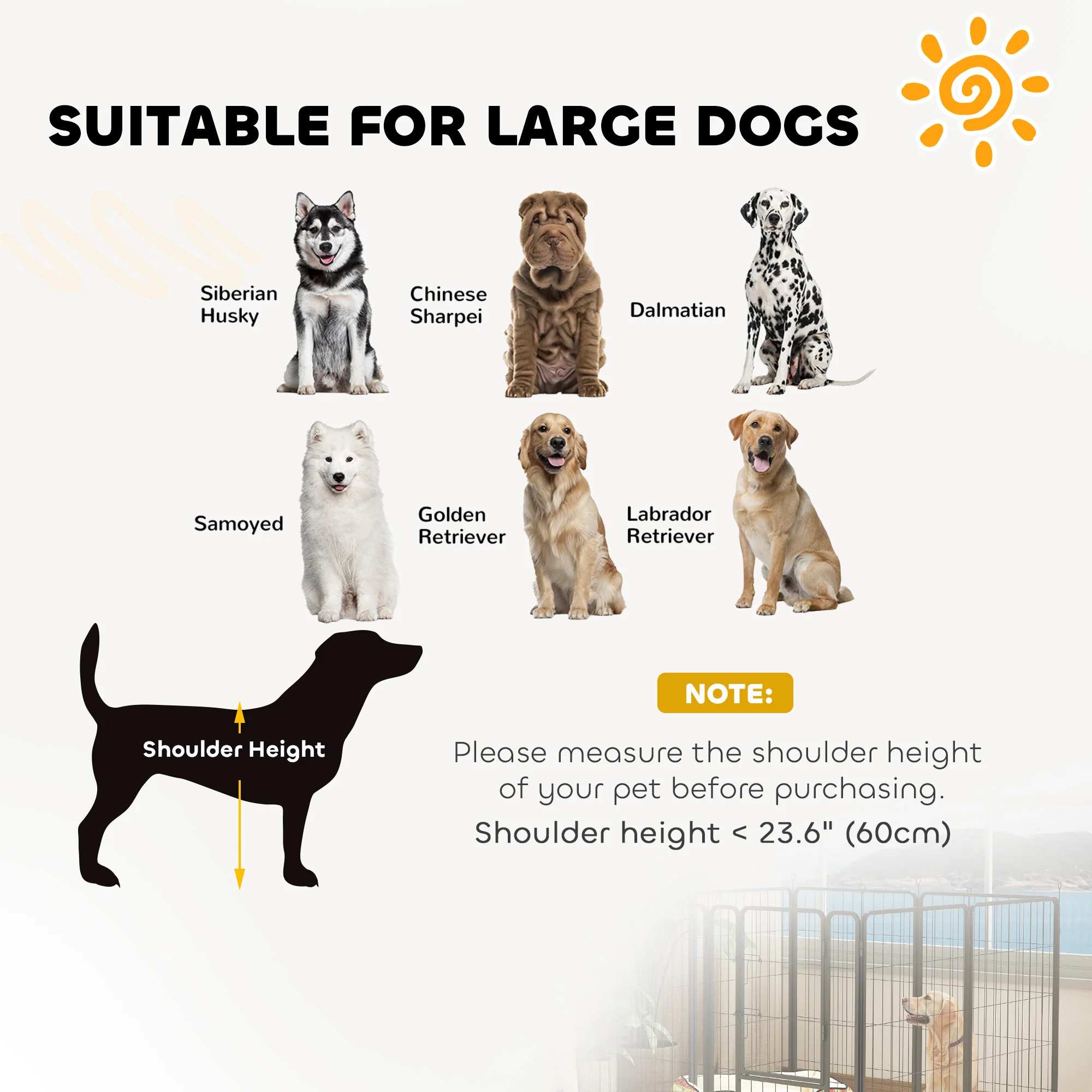 PawHut 2 Piece Expansion Pack Dog High Animal Pen - Image 69