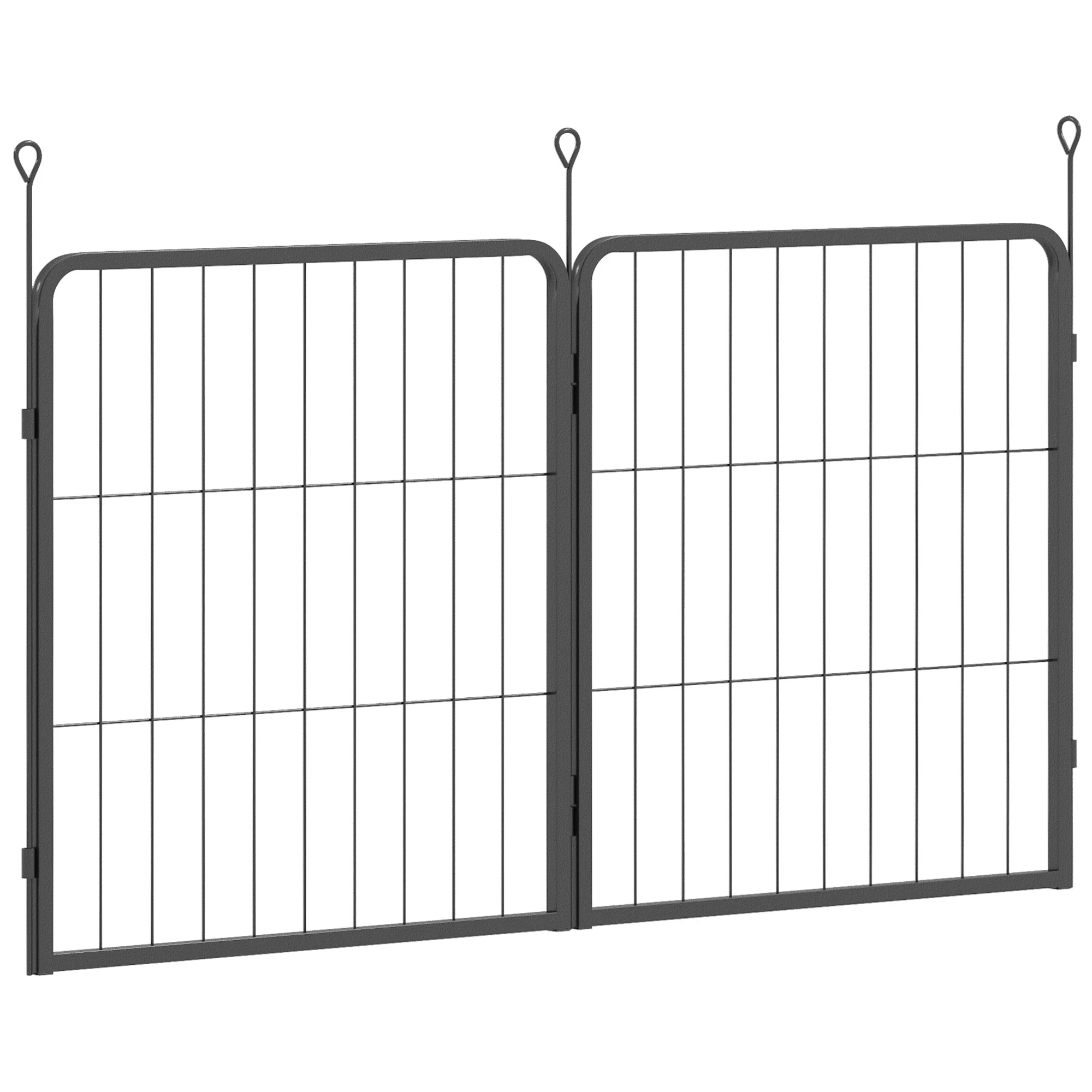 PawHut 2 Piece Expansion Pack Dog Pen For 80cm High Animal Pen - Image 19