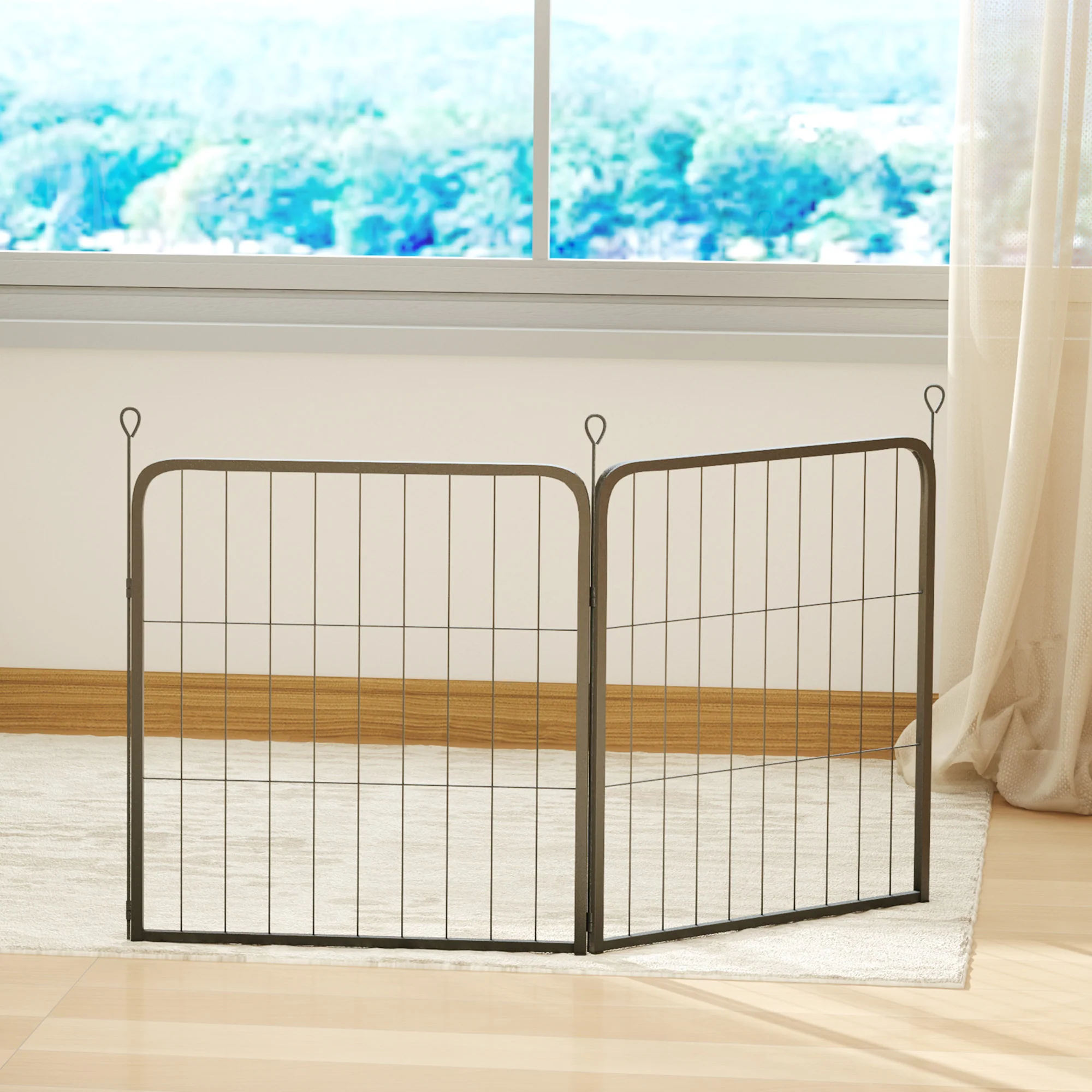 PawHut 2 Piece Expansion Pack Dog Pen For 80cm High Animal Pen - Image 27