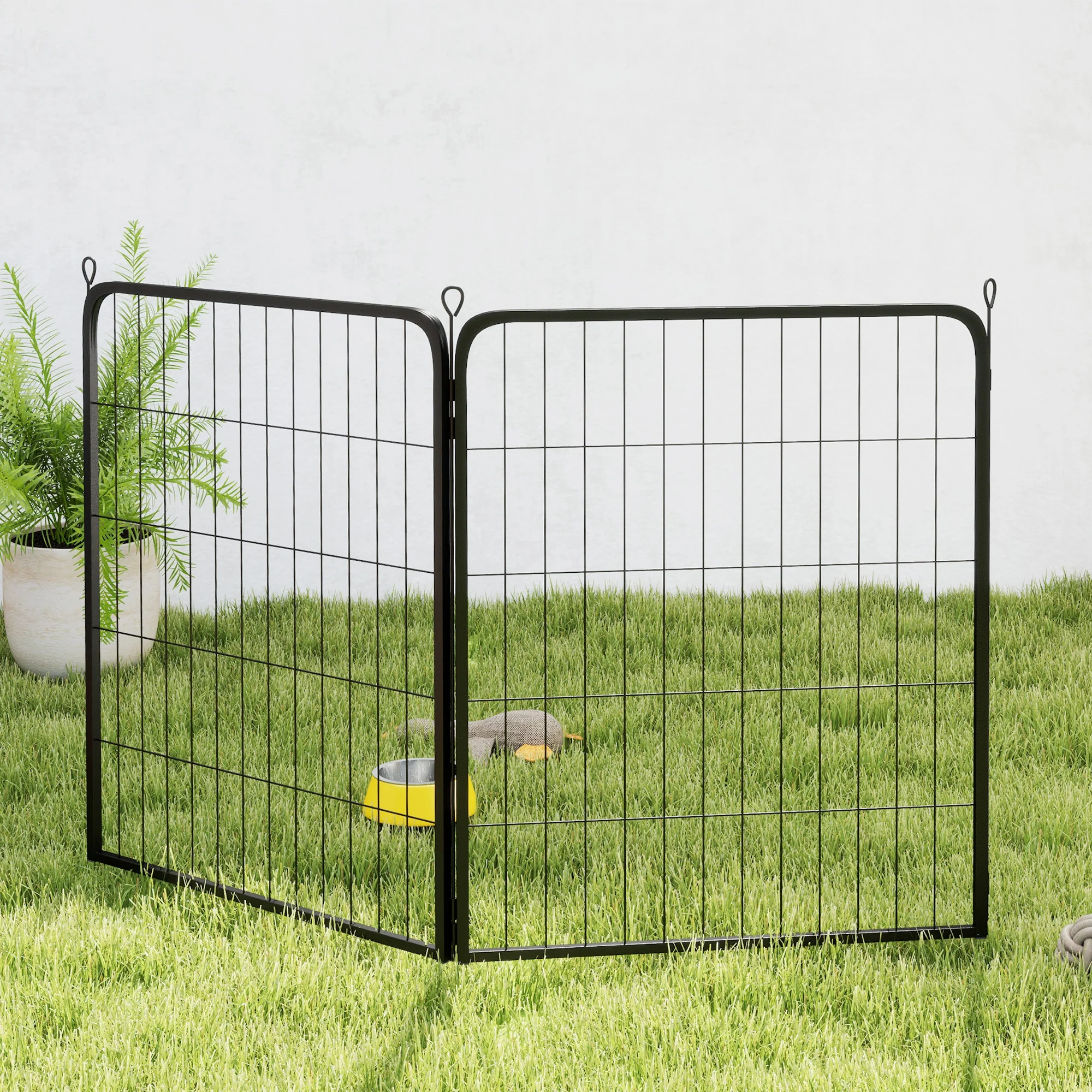 PawHut 2 Piece Expansion Pack Dog Pen For 80cm High Animal Pen - Image 36