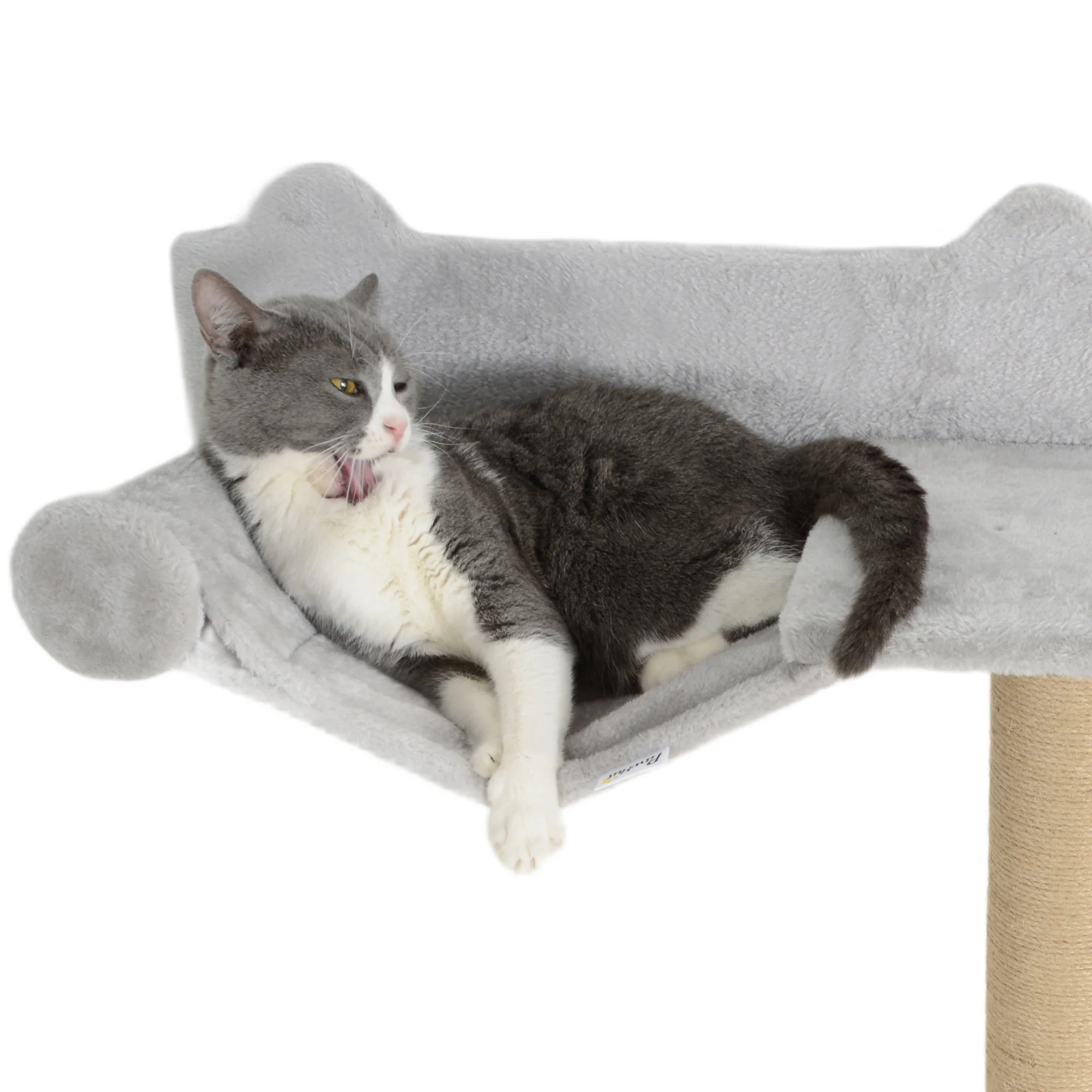 PawHut 4 Piece Cat Shelves w/ Scratching Post, Steps, Jumping Platform - Image 8