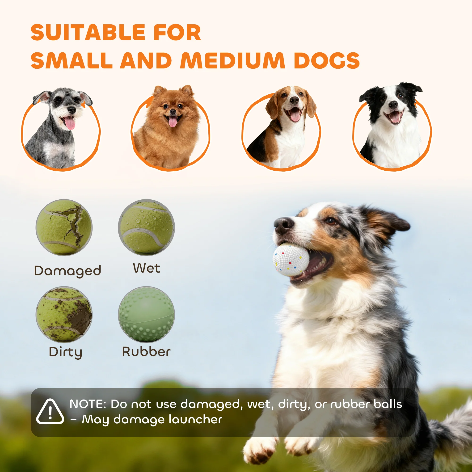 PawHut Automatic Dog Ball Launcher with 5 ETPU Tennis Balls, Green - Image 8