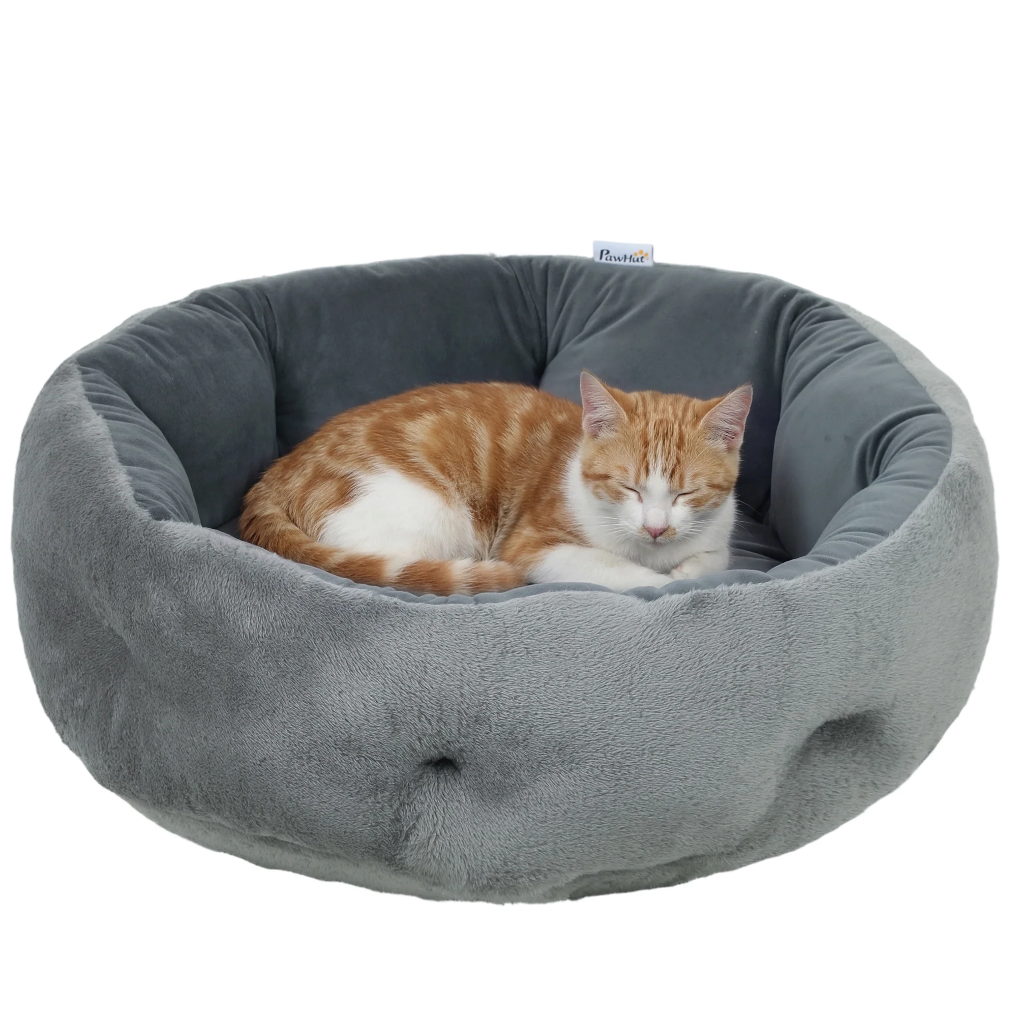 PawHut Cat Bed, Dog Pet Bed for Indoor Cats and Small Dogs
