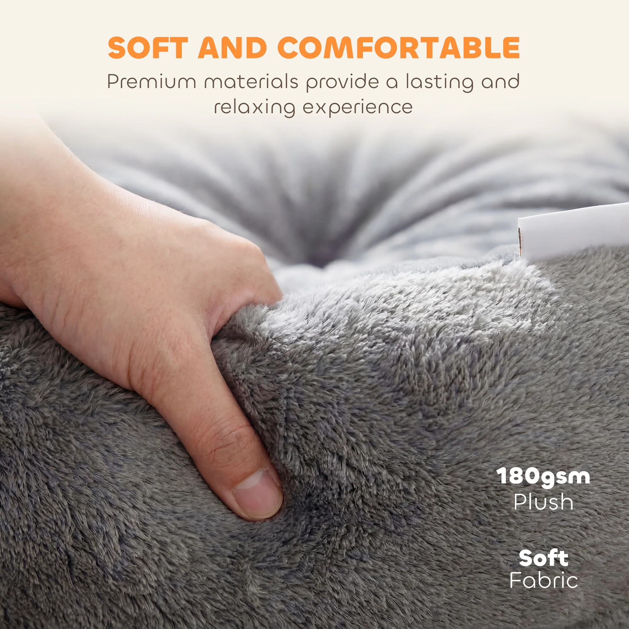 PawHut Cat Bed, Dog Pet Bed for Indoor Cats and Small Dogs - Image 8