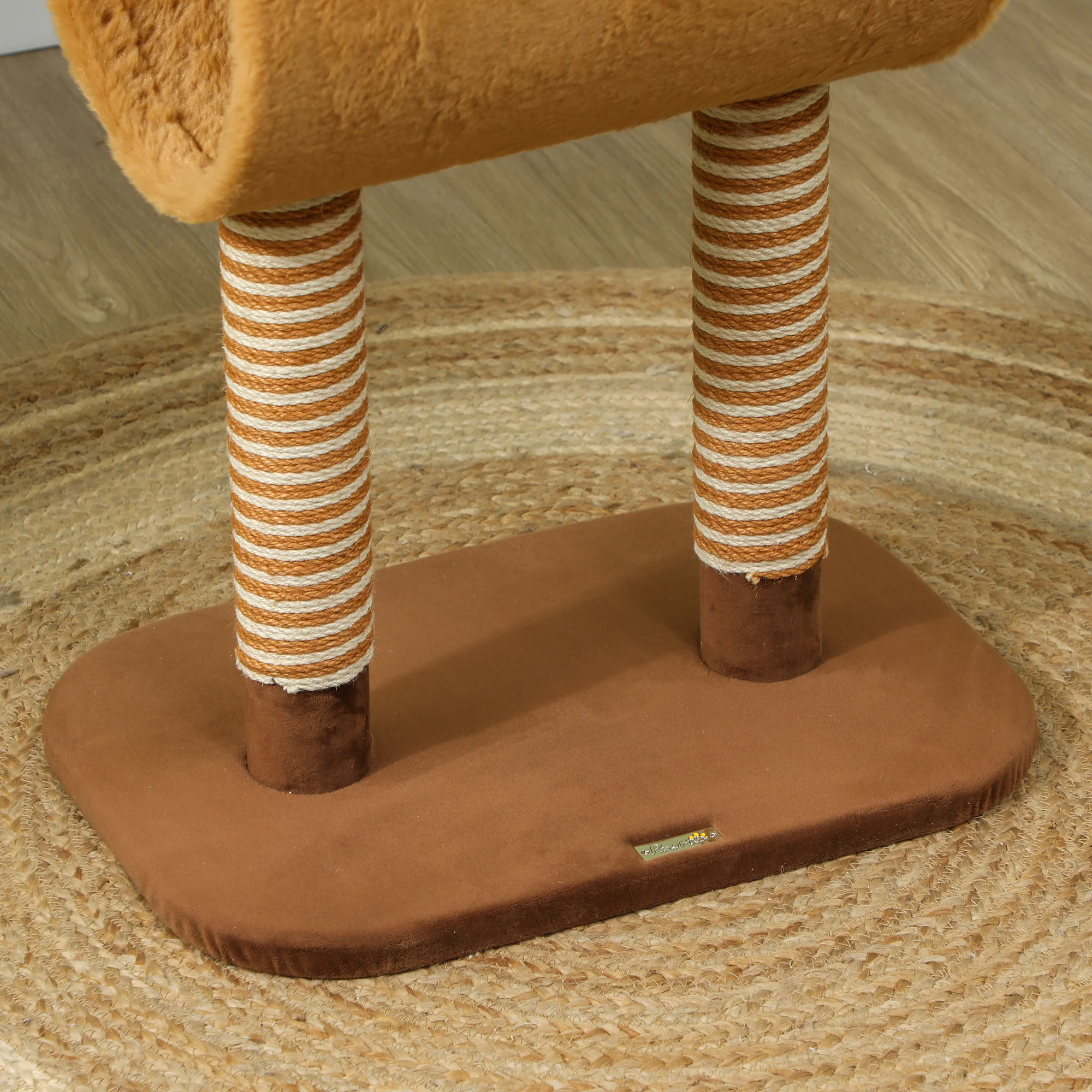 PawHut Cat Tree, 98cm Deer-Designed Cat Tower For Indoor Cats - Image 9