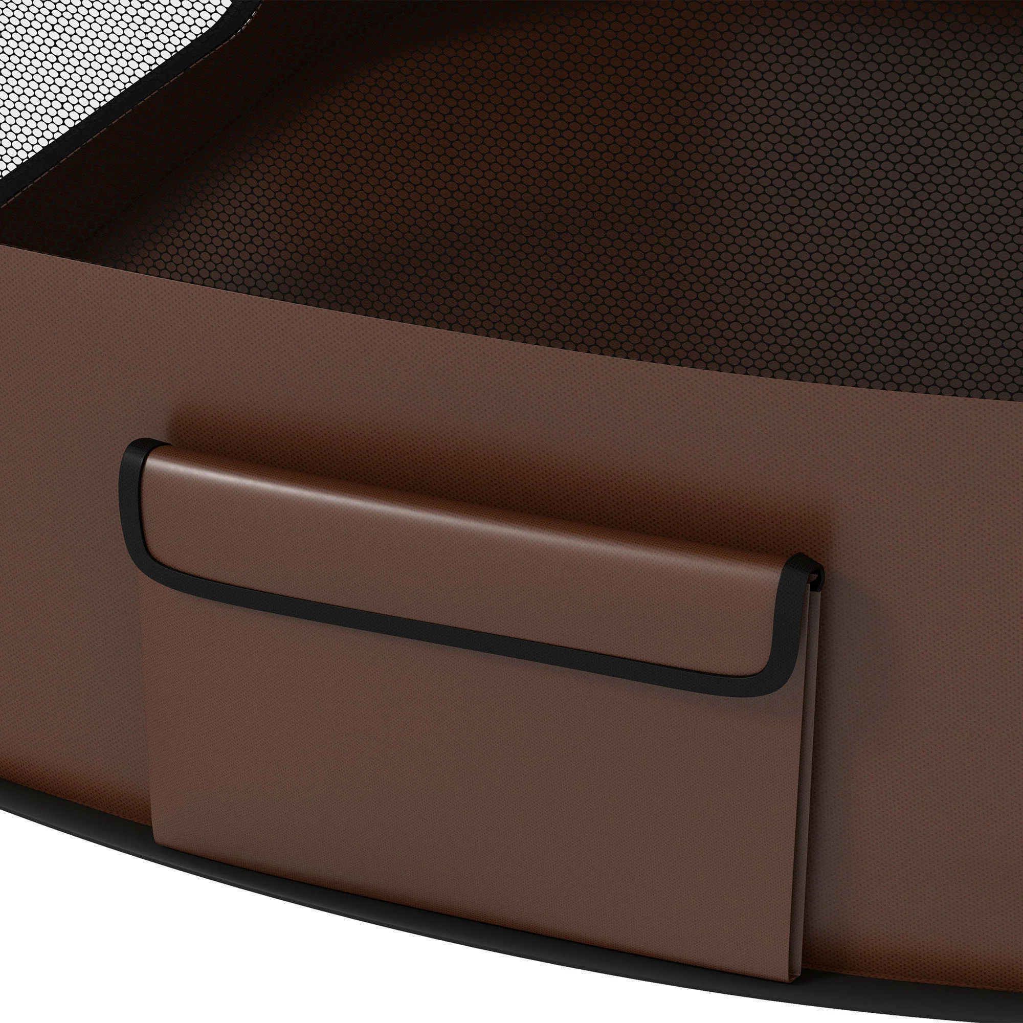 PawHut Portable Dog Pen For Puppies, Rabbits, Kittens, Guinea Pigs - Brown - Image 35
