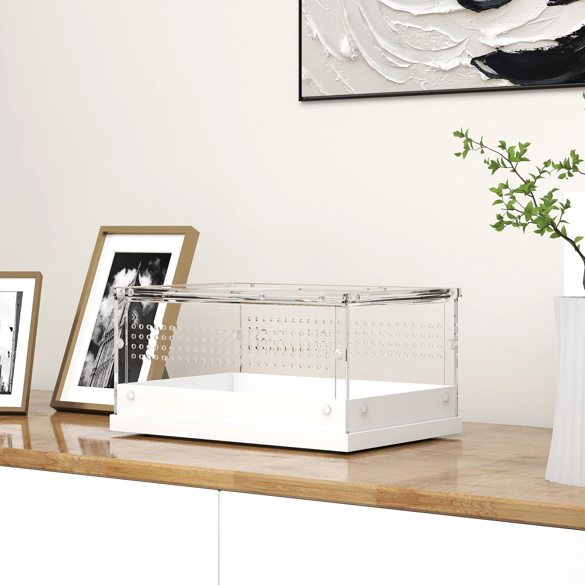 PawHut Reptile Terrarium, Vivarium Acrylic for Snake, Gecko - Image 8