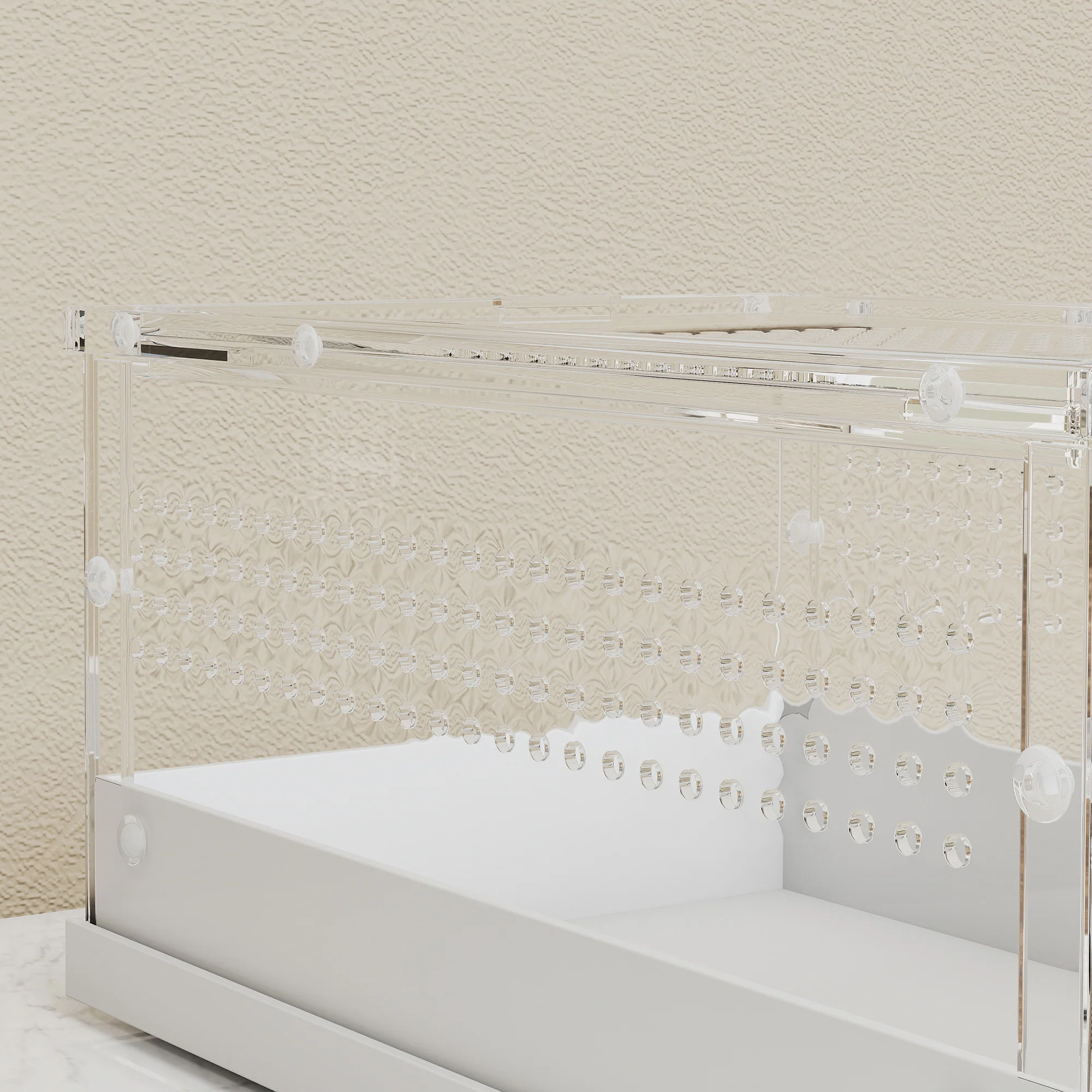 PawHut Reptile Terrarium, Vivarium Acrylic for Snake, Gecko - Image 9