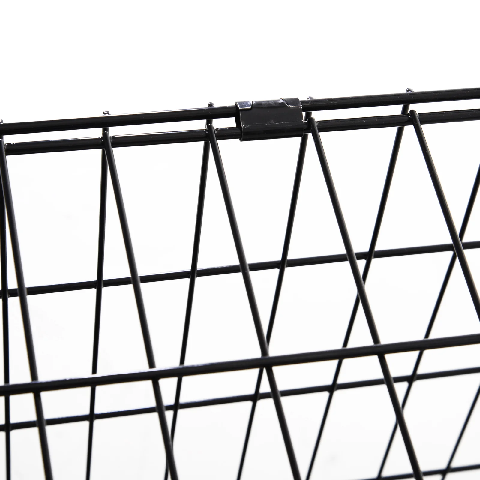 Pawhut Trapeze Collapsible Dog Pet Travel Box Cage Removable Tray 93Lx58Wx65H Cm - Image 7