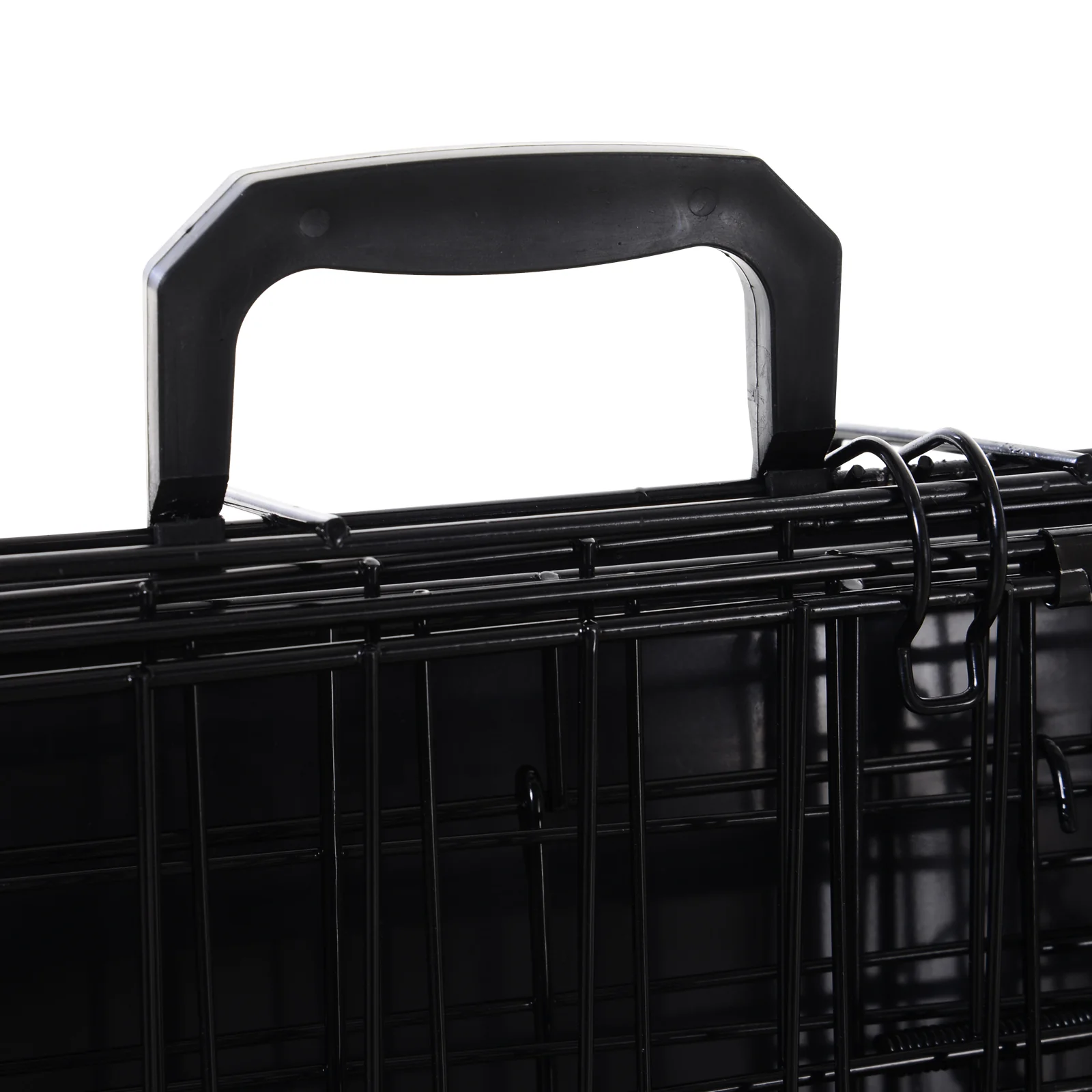 Pawhut Trapeze Collapsible Dog Pet Travel Box Cage Removable Tray 93Lx58Wx65H Cm - Image 8