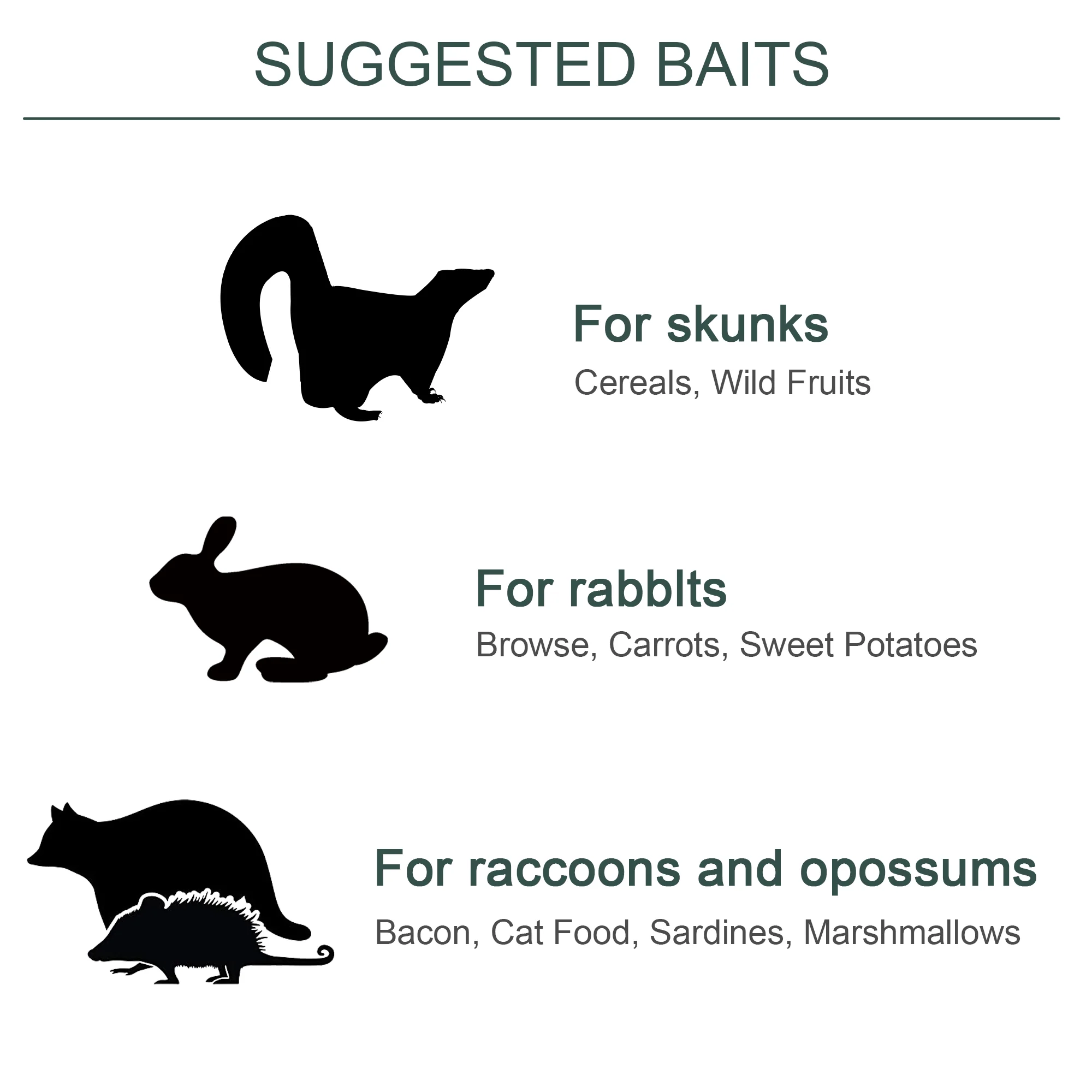 PawHut Two-Door Live Cage, Trap for Small Animal, Easy Setup - Dark Green - Image 7