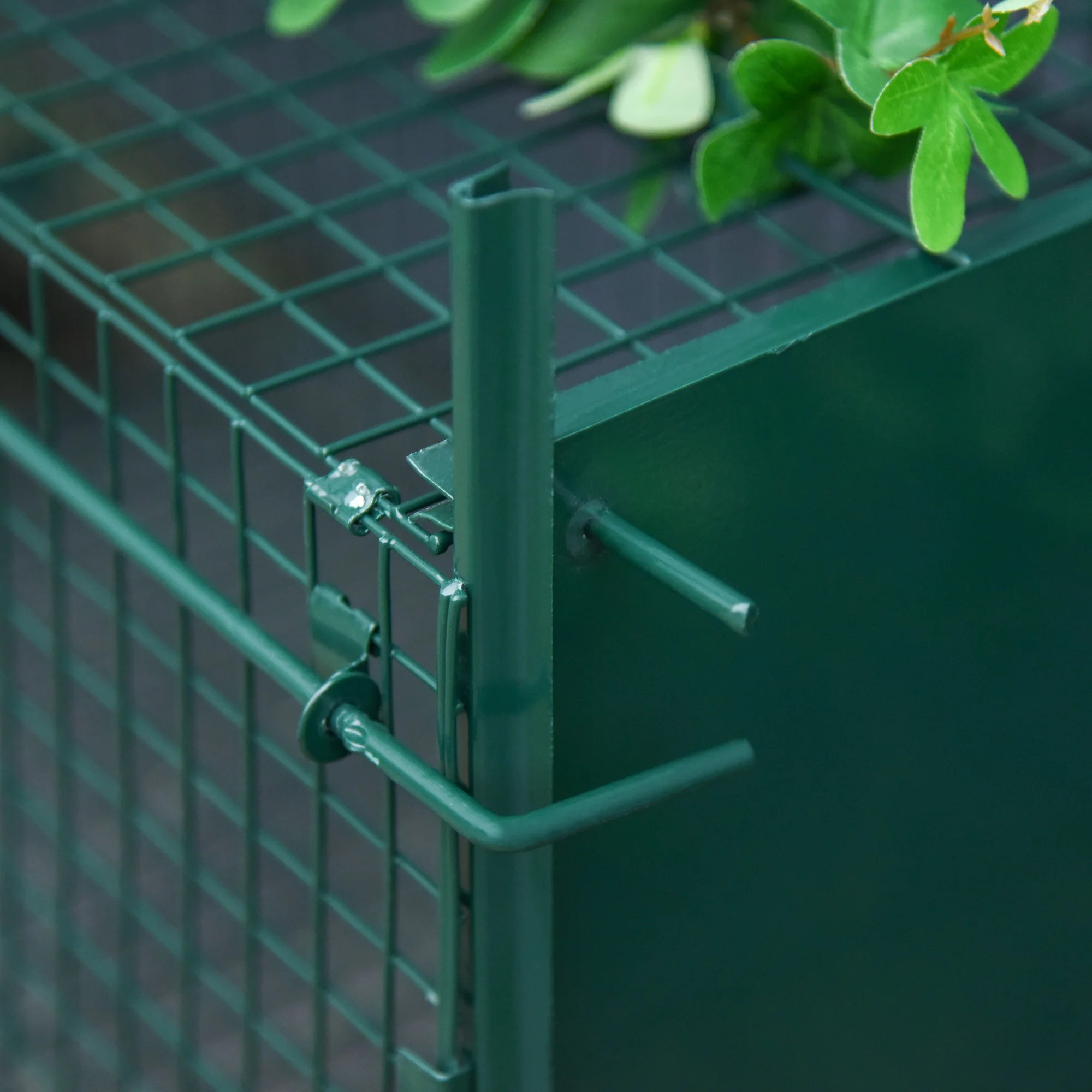 PawHut Two-Door Live Cage, Trap for Small Animal, Easy Setup - Dark Green - Image 8