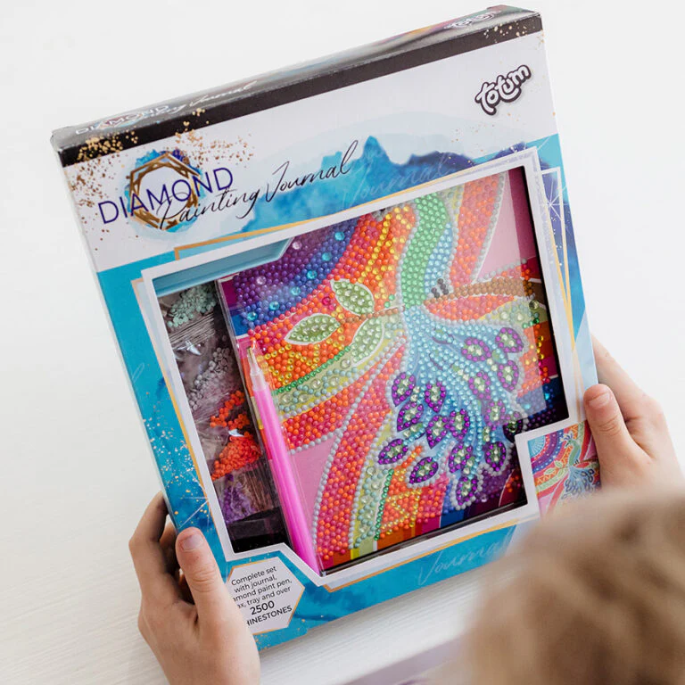 Peacock Diamond Paint Notebook - Image 5