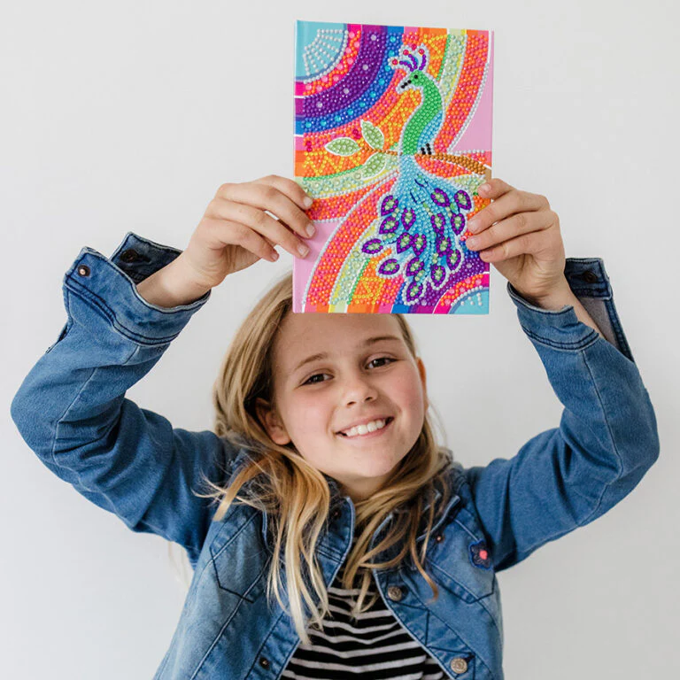 Peacock Diamond Paint Notebook - Image 7