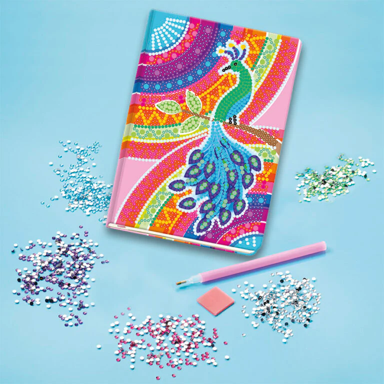 Peacock Diamond Paint Notebook - Image 8