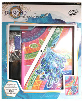 Peacock Diamond Paint Notebook - Image 9