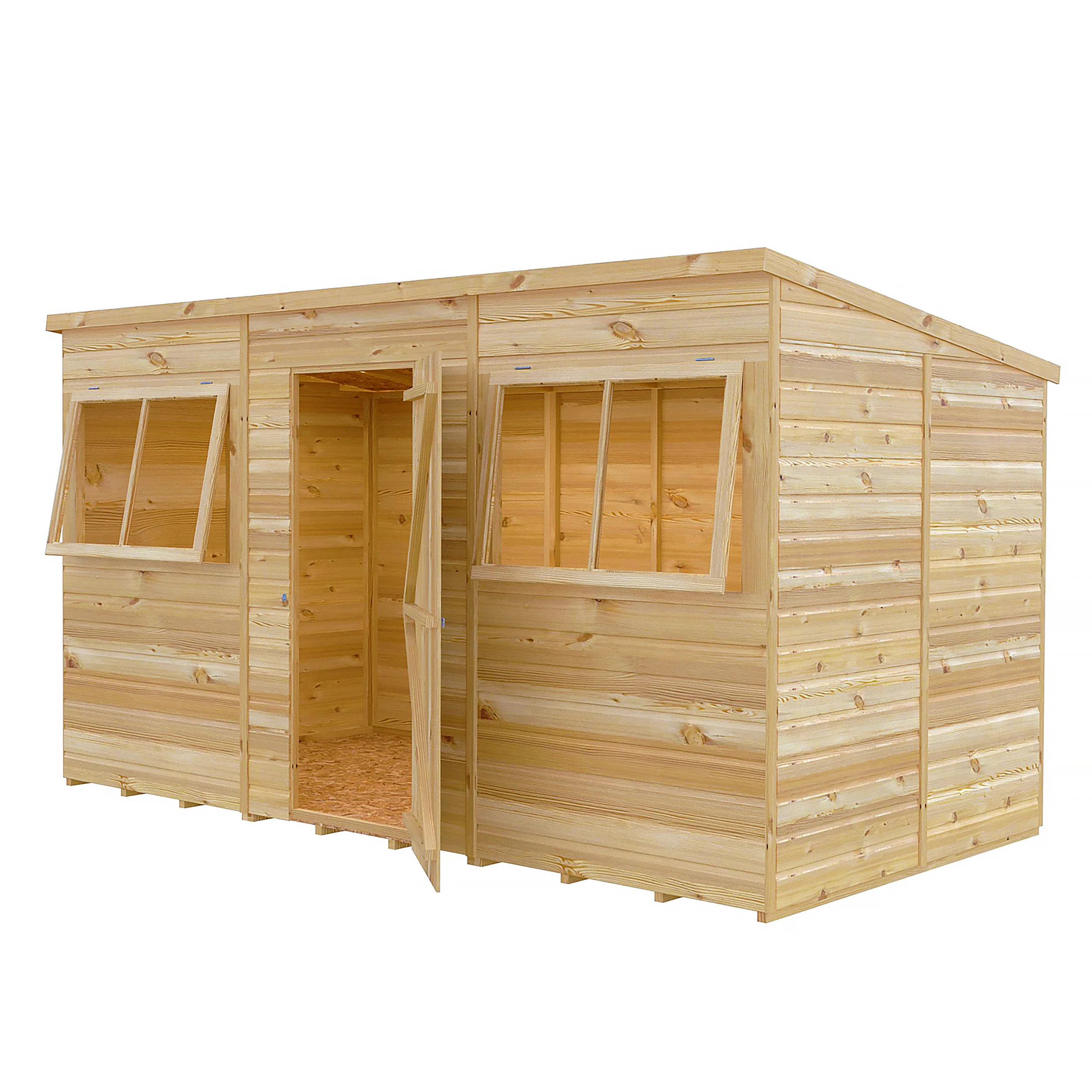 Pent 12 X 6 Shiplap Shed - Image 6