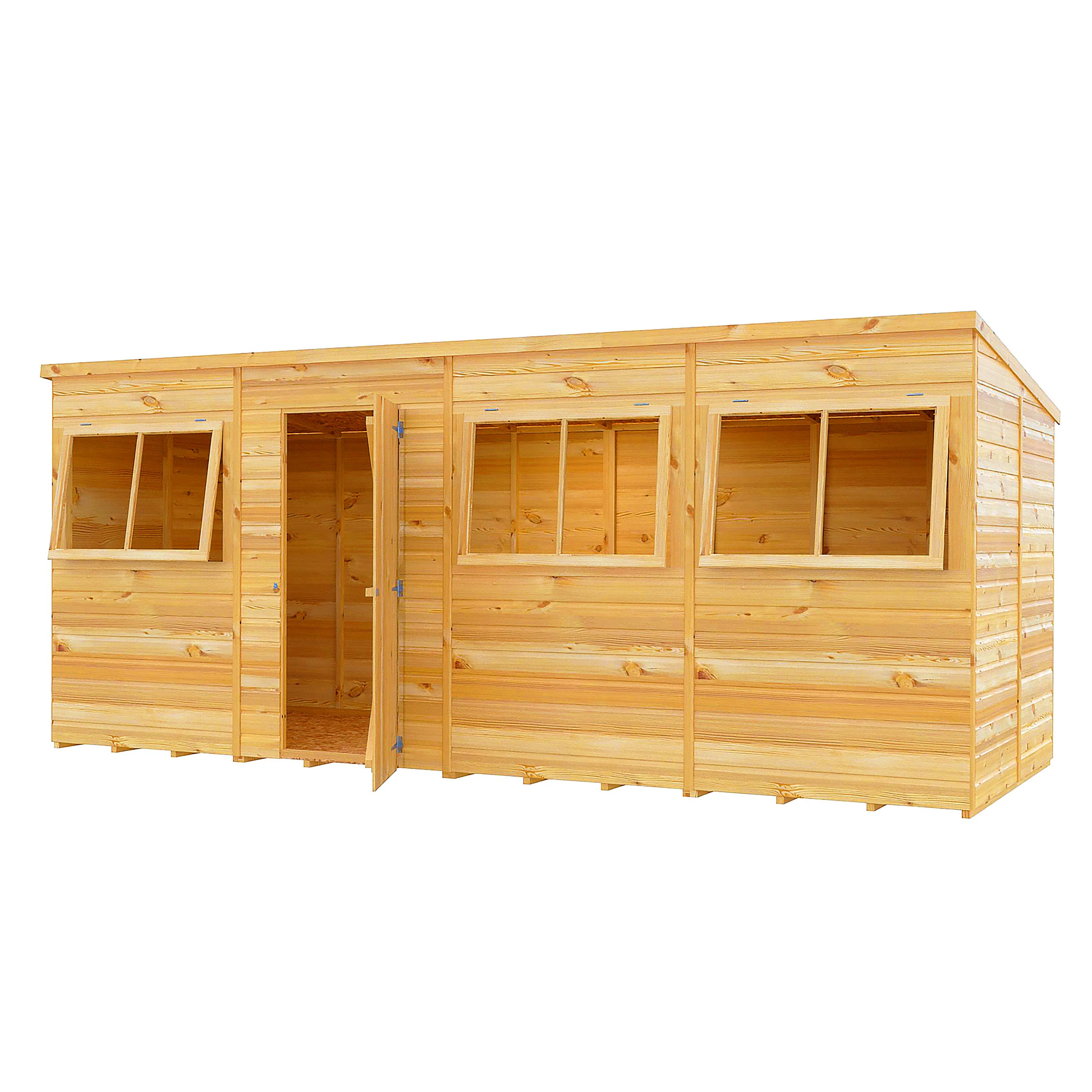 Pent 16 X 6 Shiplap Shed - Image 3