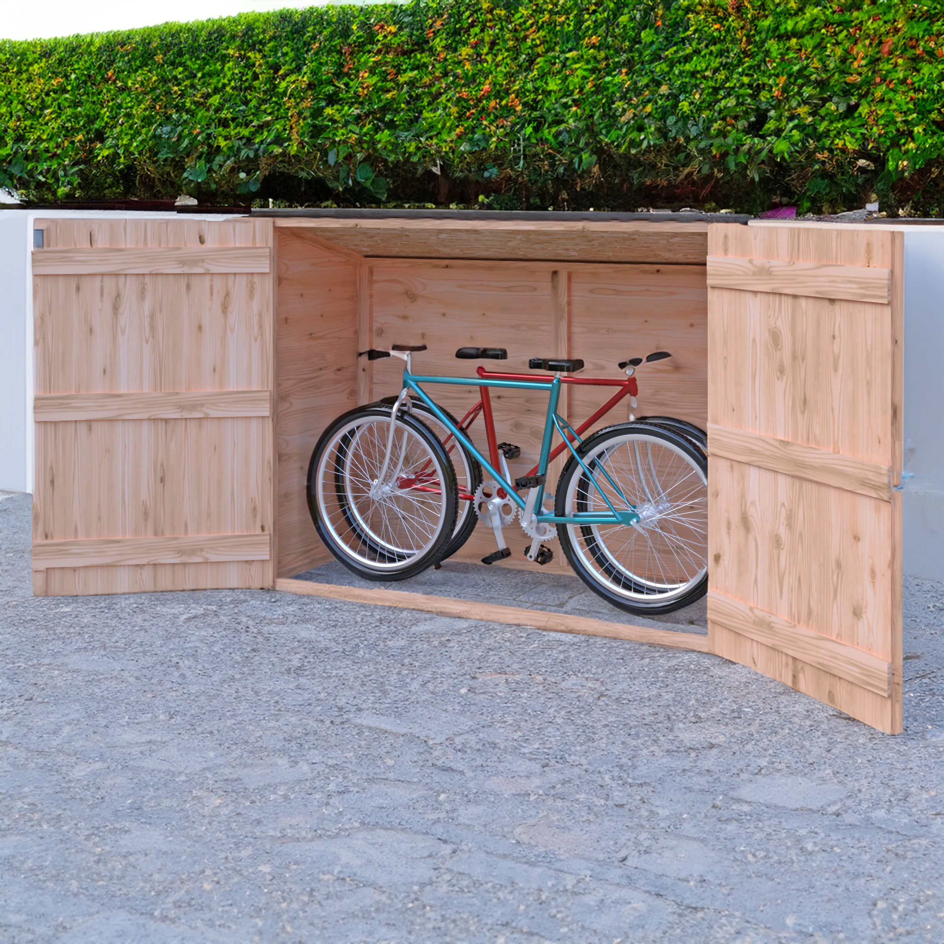 Pent Shiplap Bike Store, No Floor - Image 2