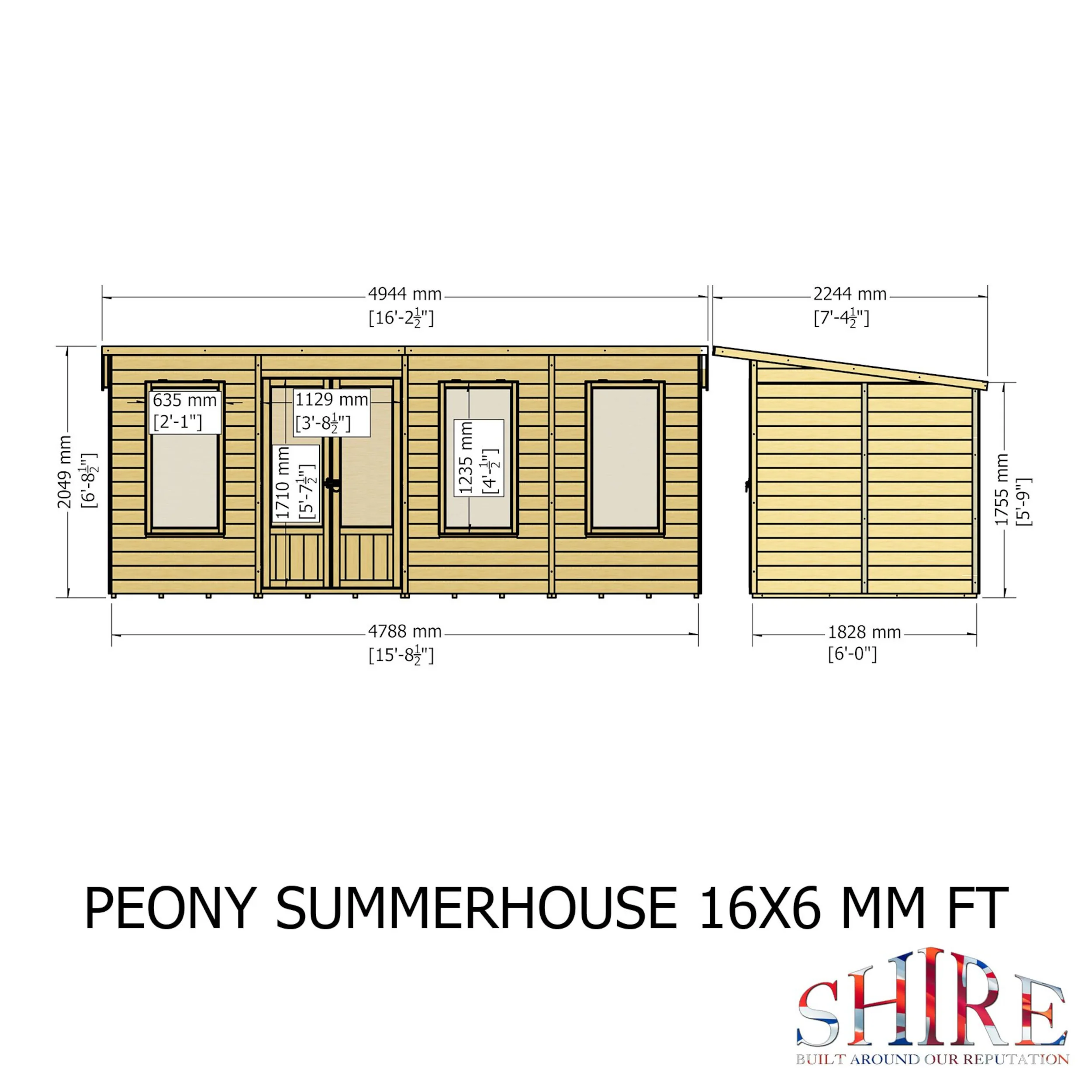 Peony Pent Summerhouse - Image 8