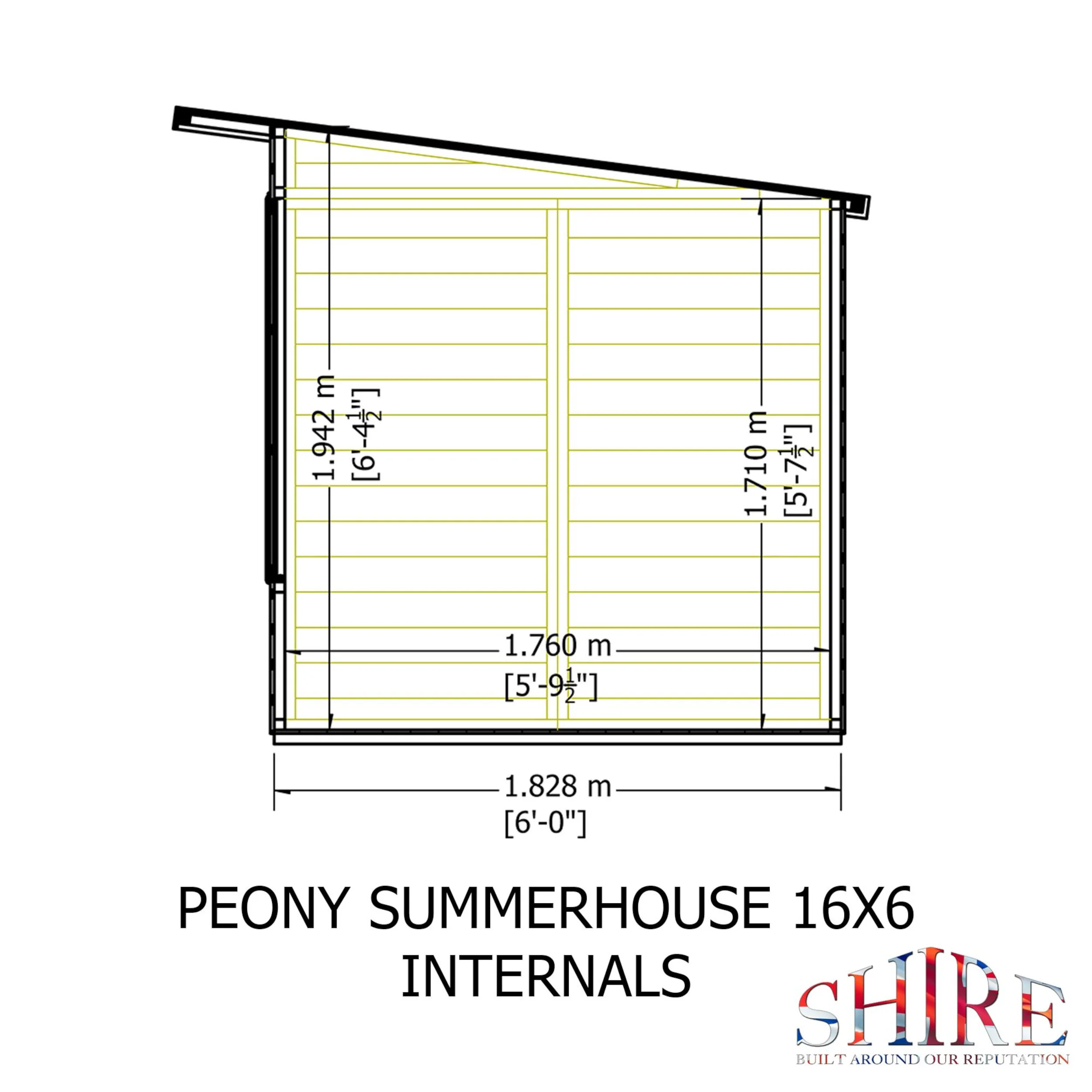 Peony Pent Summerhouse - Image 9