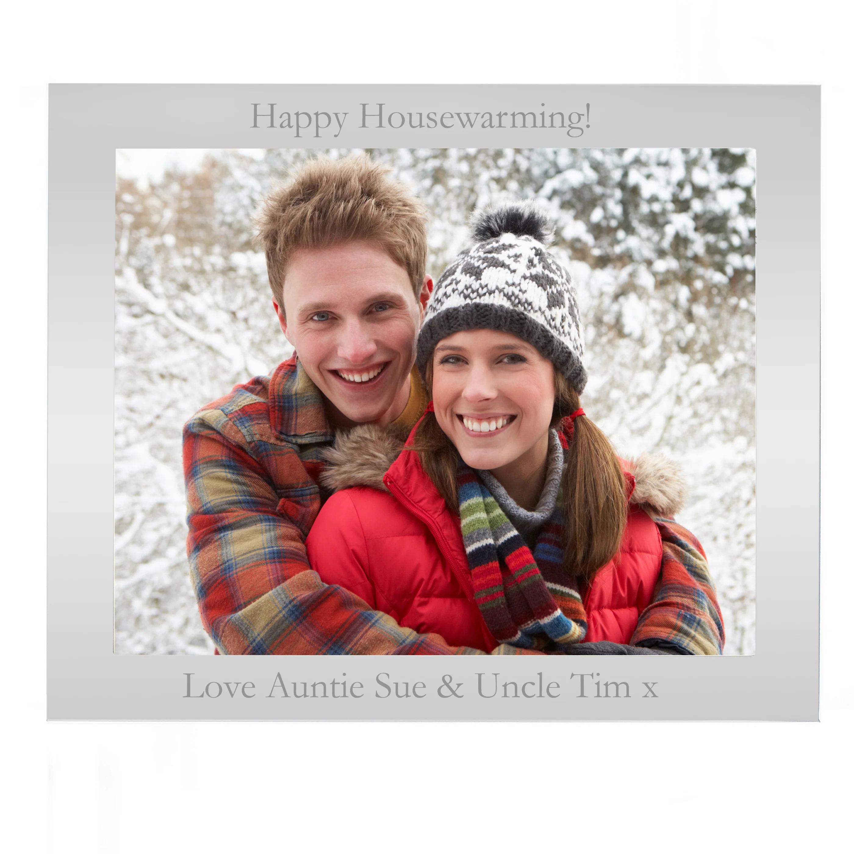 Personalised 10x8 Landscape Silver Photo Frame - Image 9