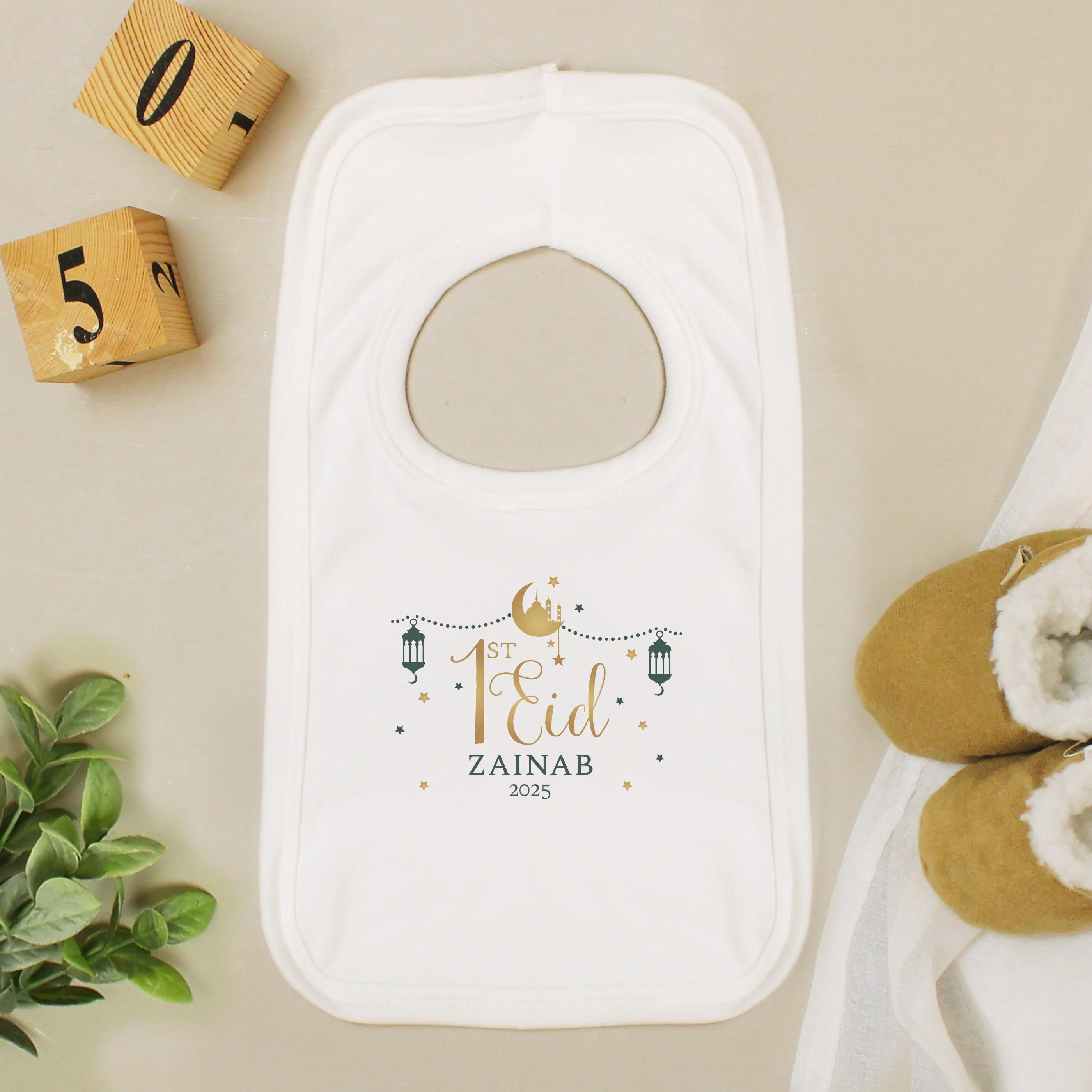 Personalised 1st Eid Bib - Image 2
