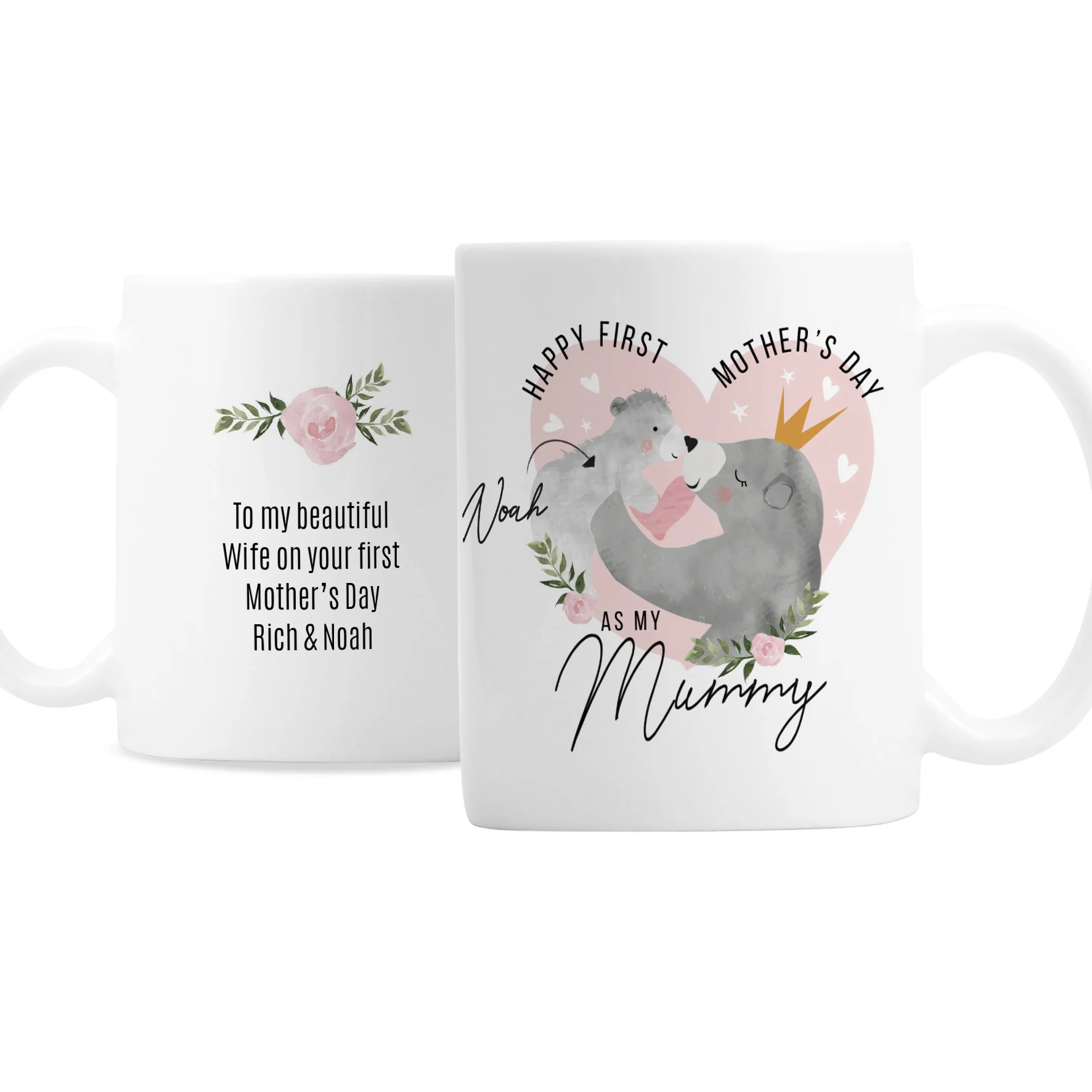 Personalised 1st Mother's Day Mama Bear Mug - Image 2