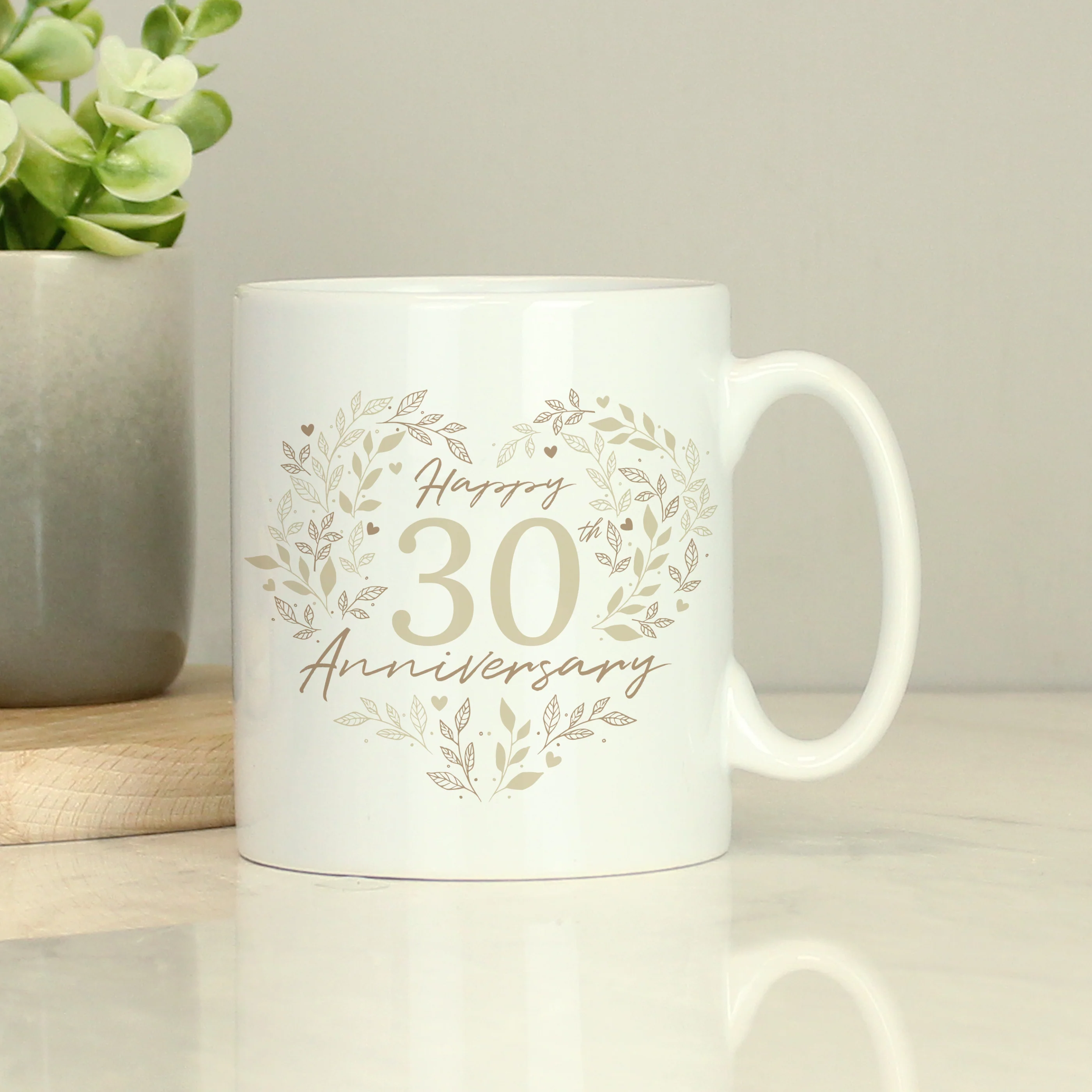 Personalised 30th Pearl Wedding Anniversary Mug - Image 2