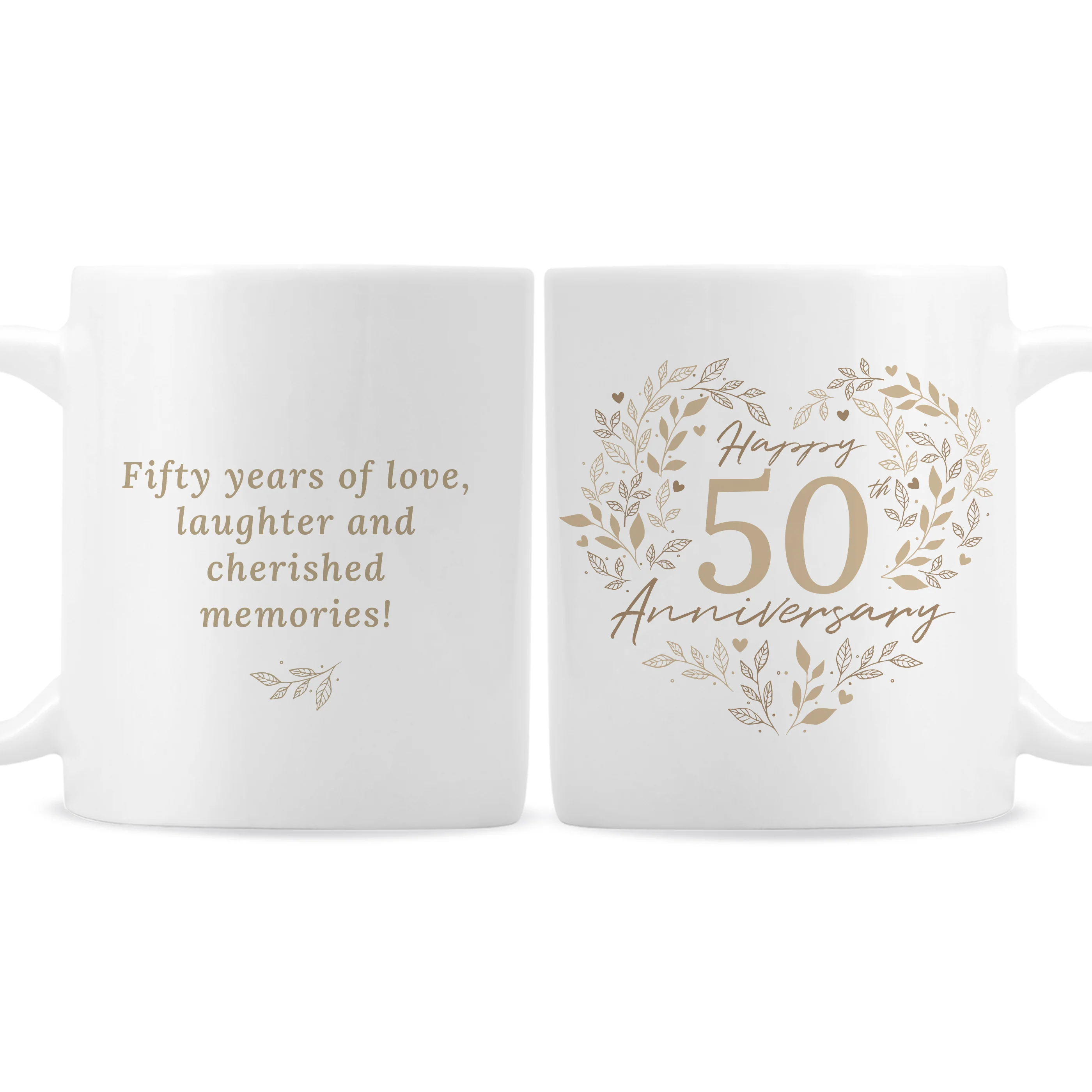 Personalised 50th Golden Wedding Anniversary Mug - Image 5
