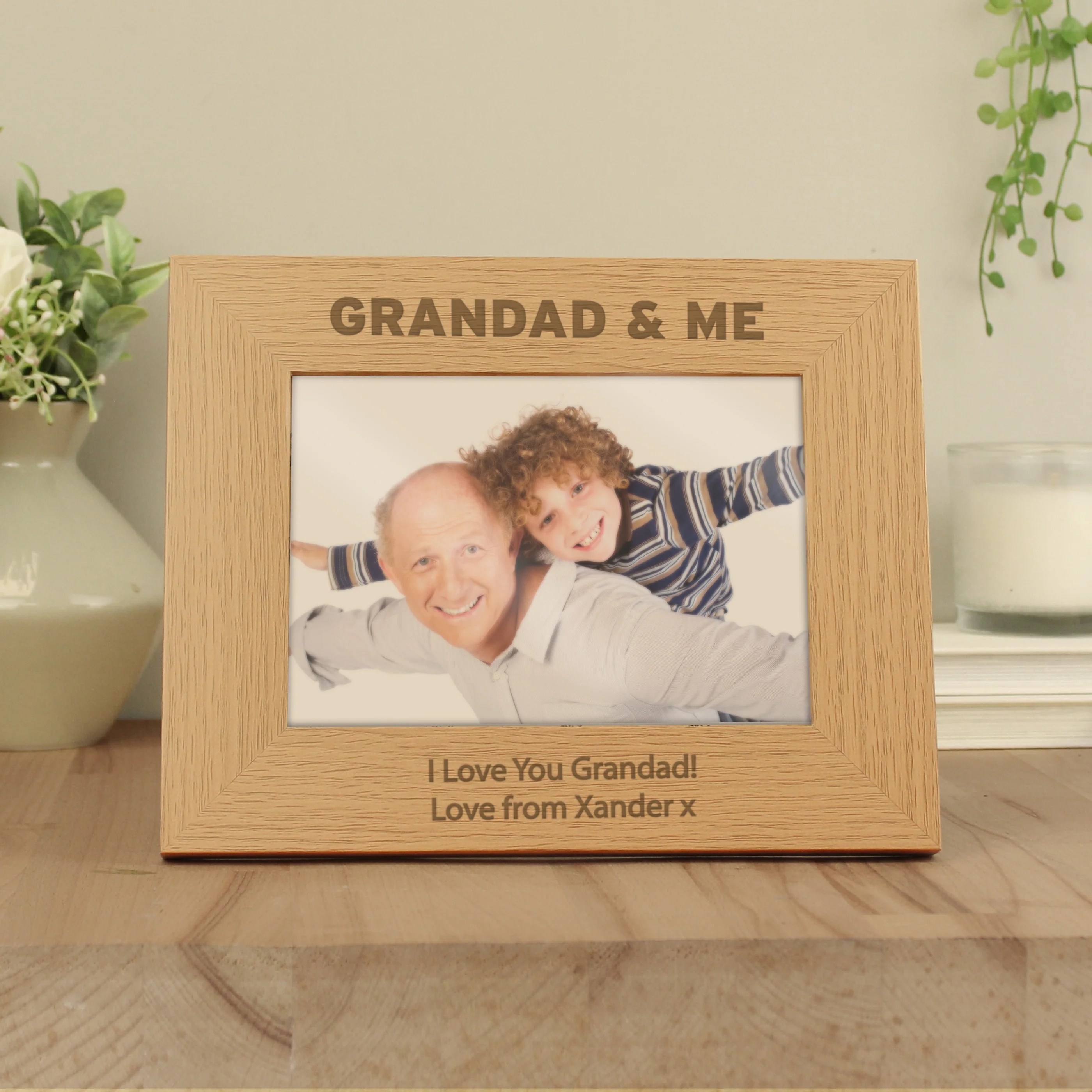 Personalised 5x7 Grandad & Me Photo Frame - Image 3