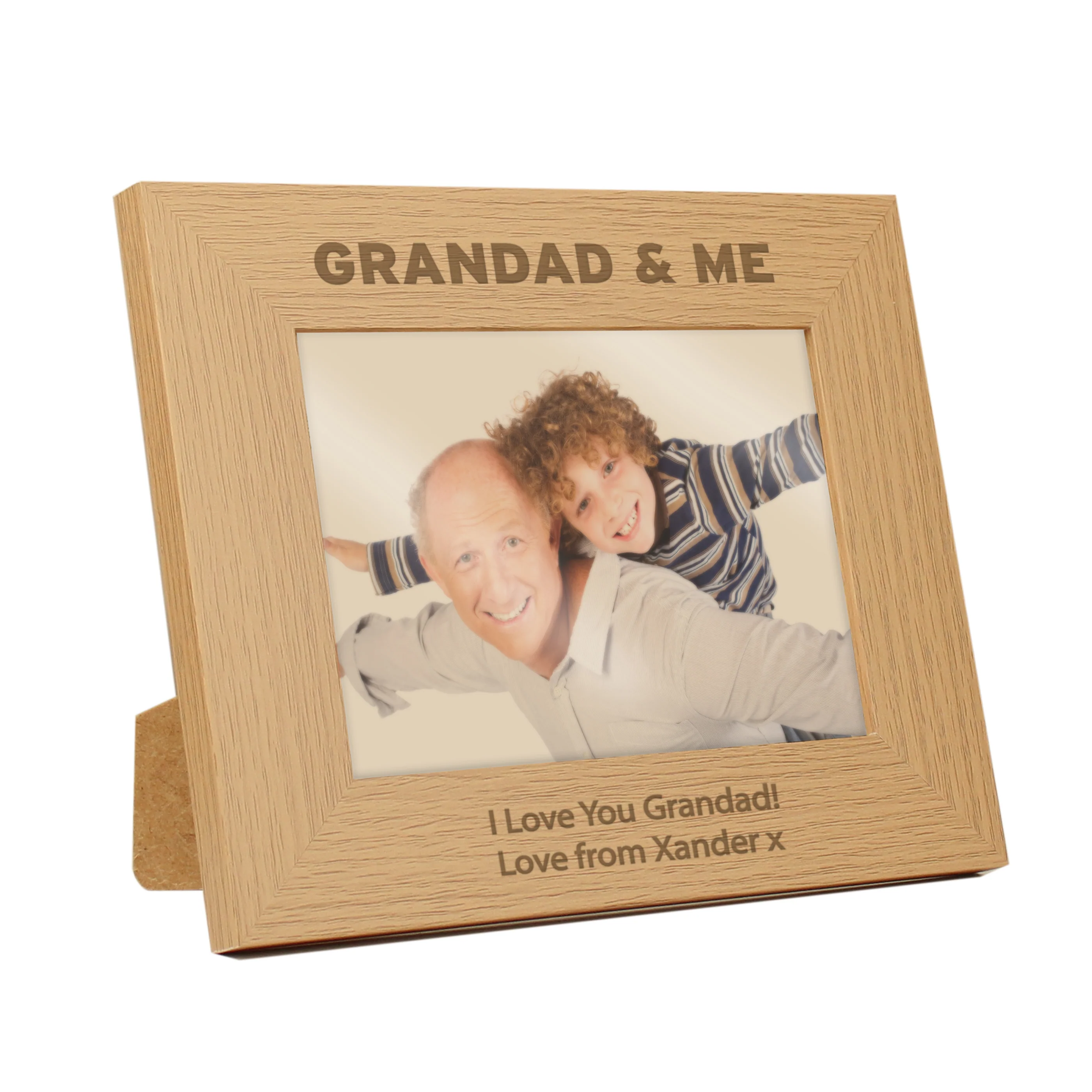 Personalised 5x7 Grandad & Me Photo Frame - Image 4