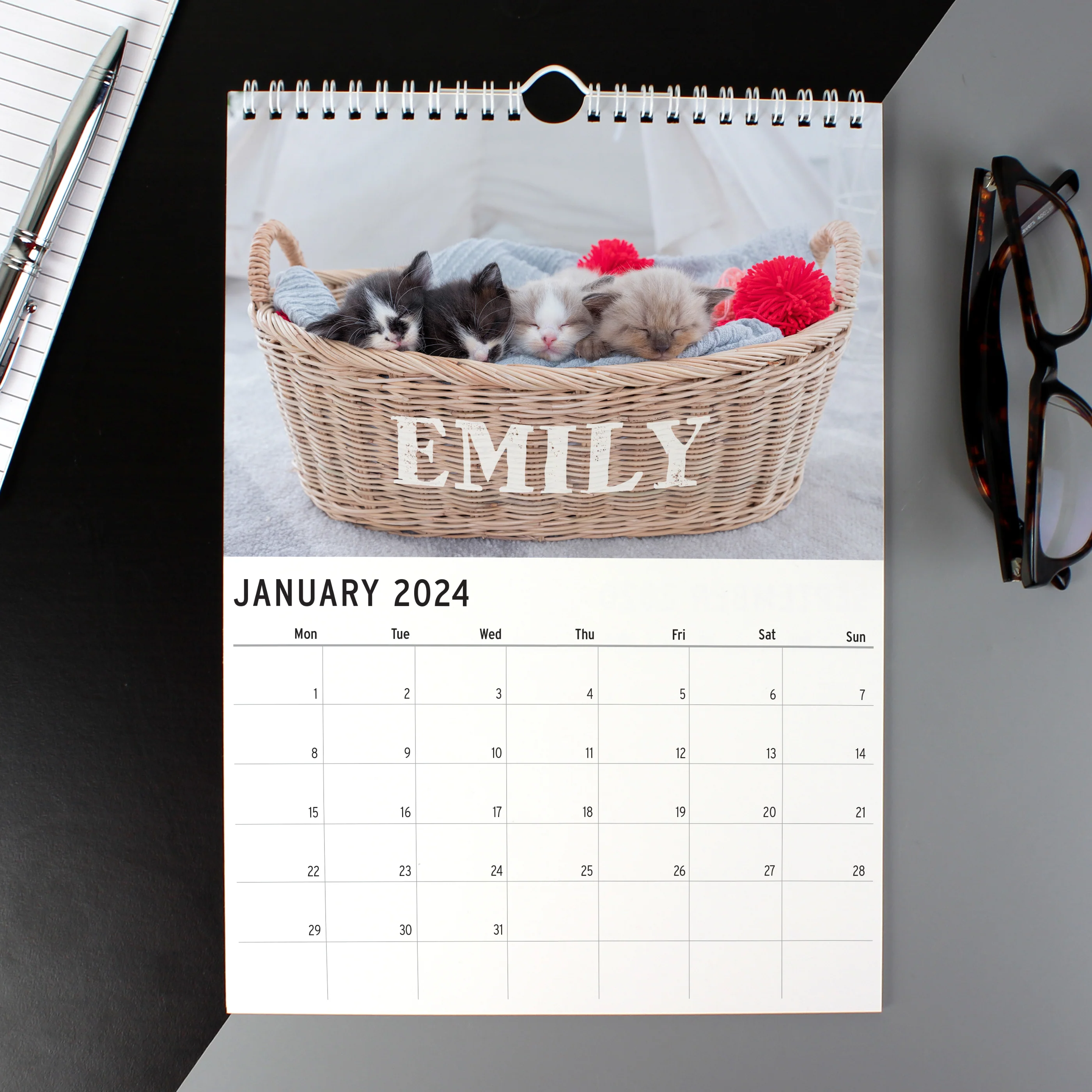 Personalised A4 Cats & Kittens Calendar - Image 7