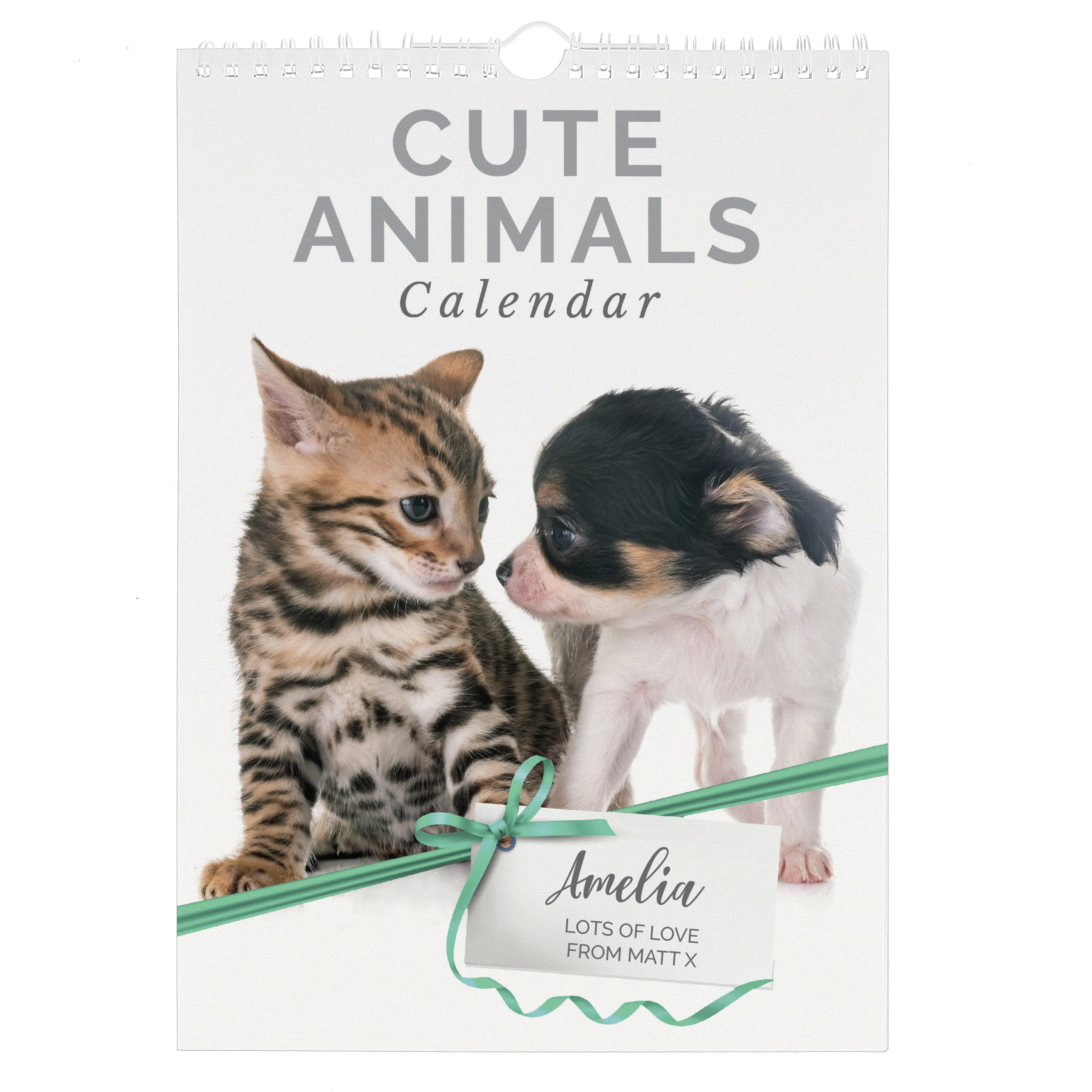 Personalised A4 Cute Animals Calendar - Image 5