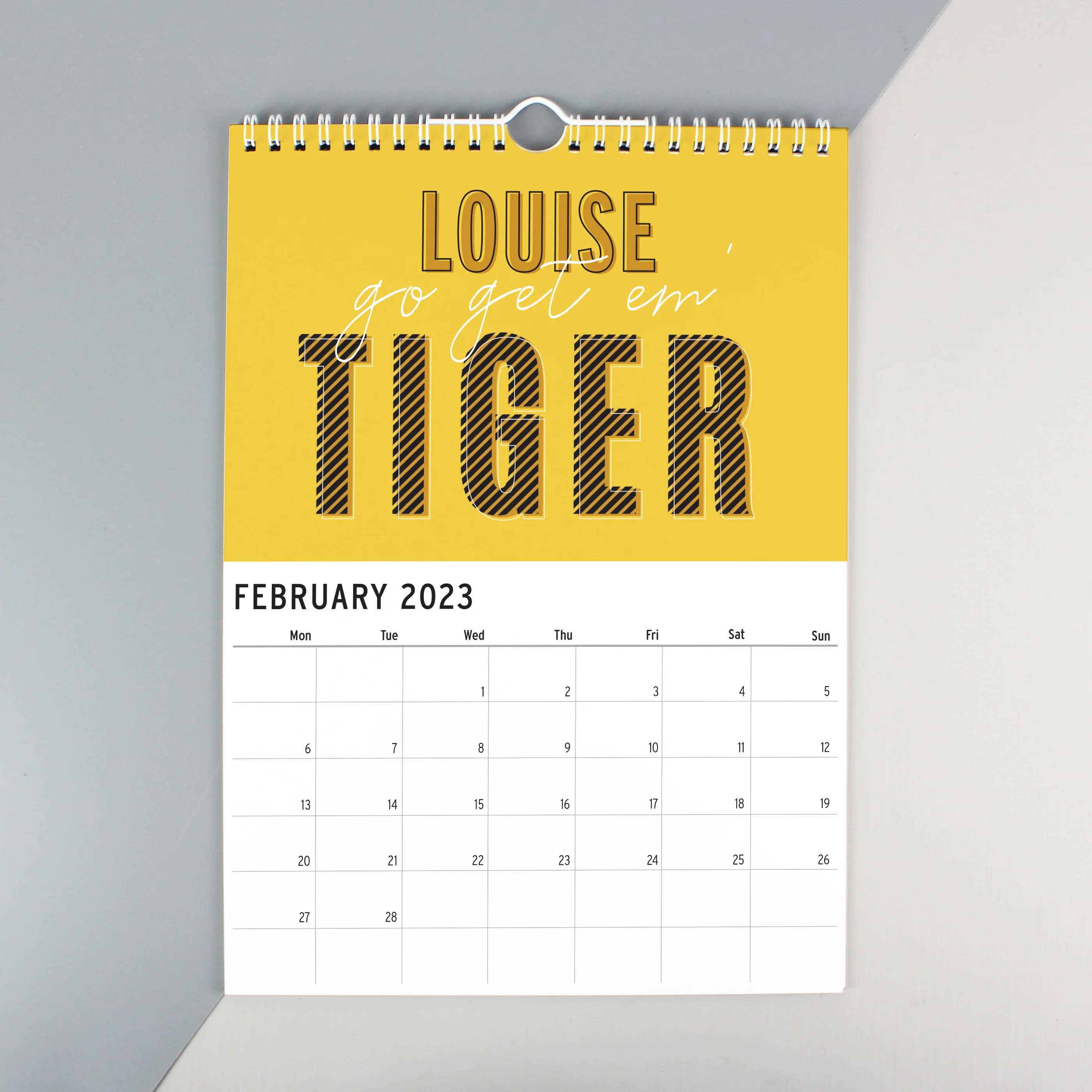 Personalised A4 Motivational Quotes Calendar - Image 2